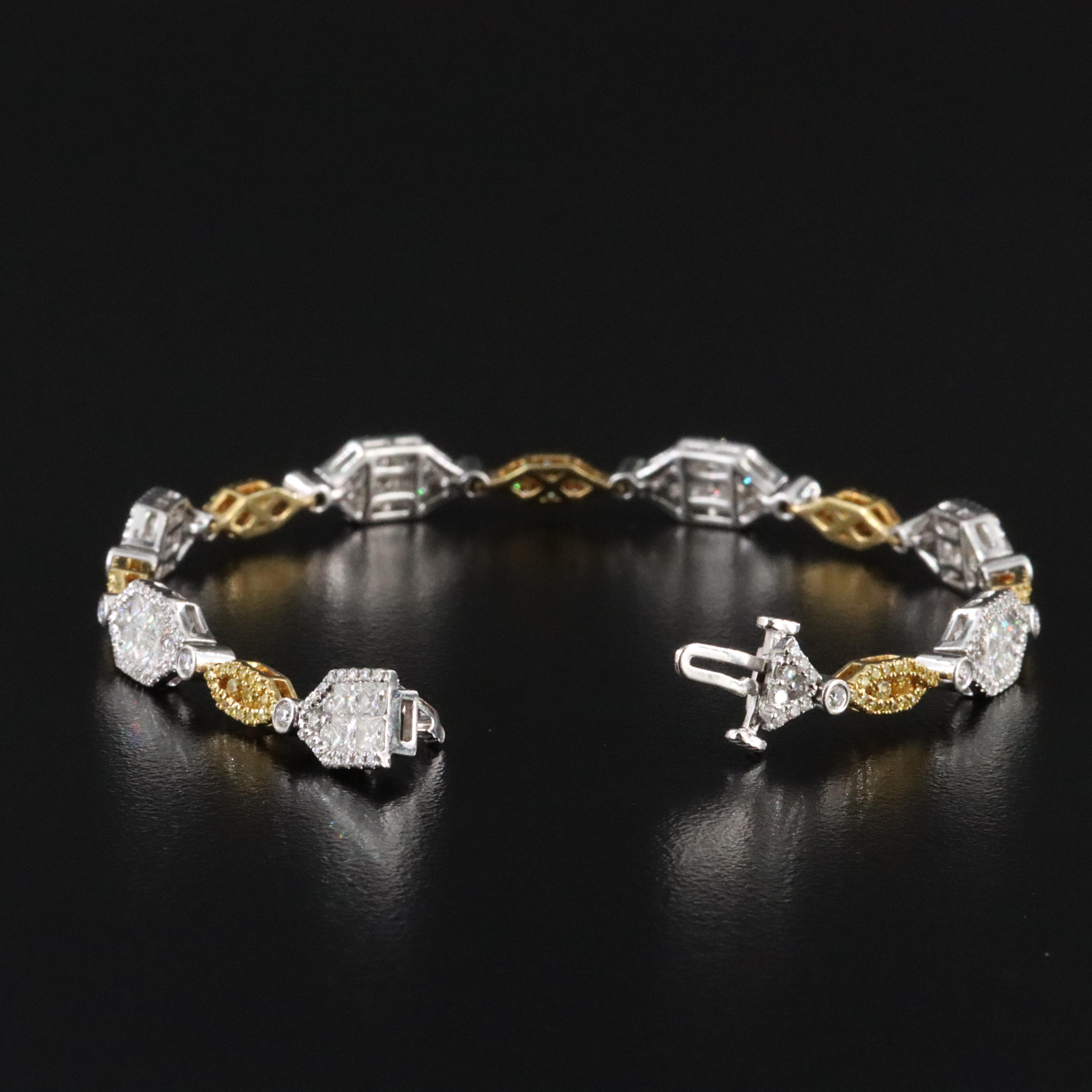 Gregg Ruth 18K 4.10 CTW Diamond Two-Tone Bracelet