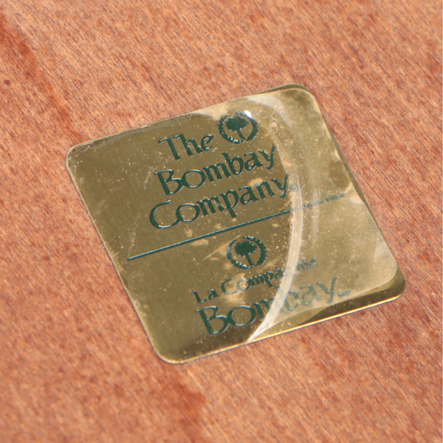 The Bombay Company Mahogany Finish Butler's Tray Table