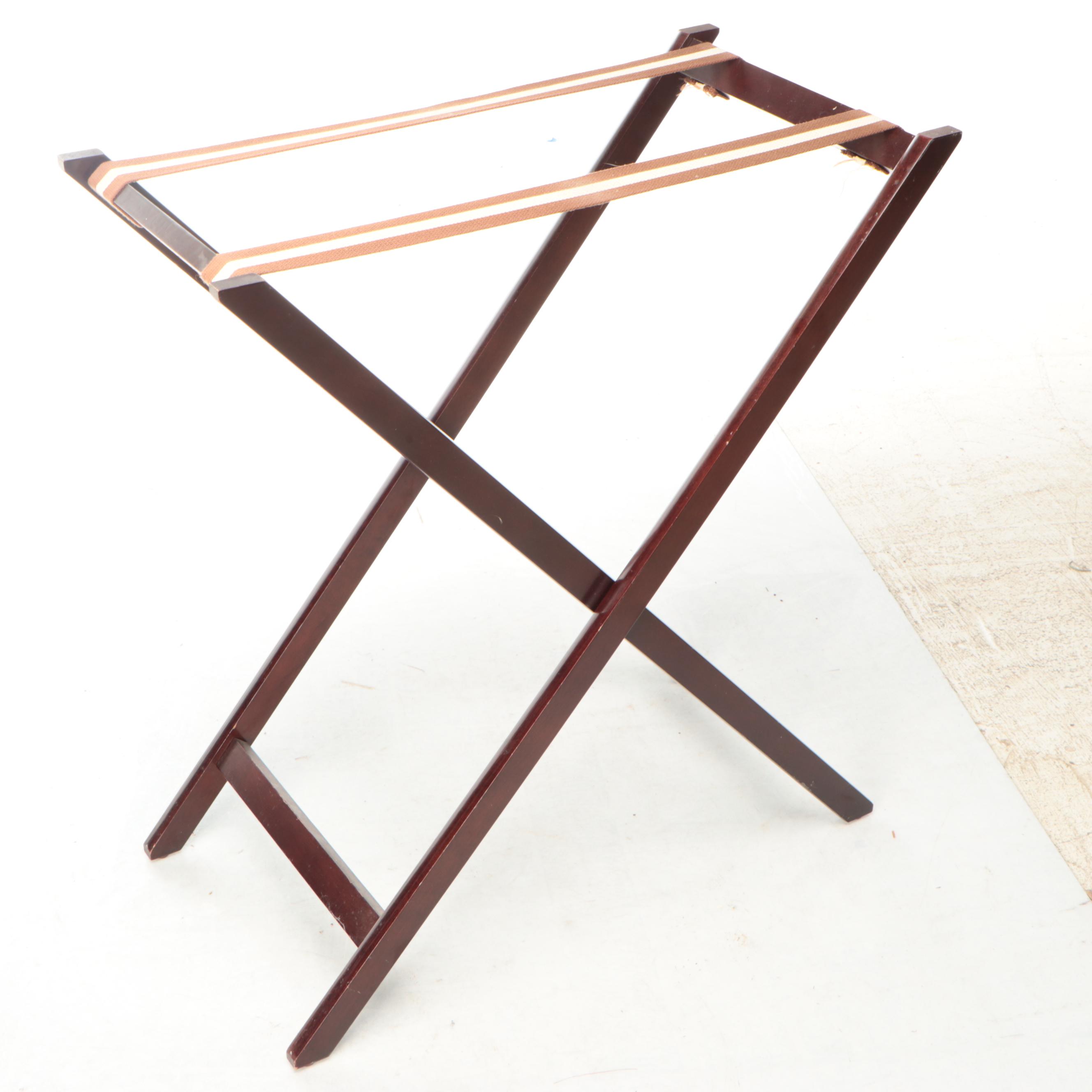 The Bombay Company Mahogany Finish Butler's Tray Table