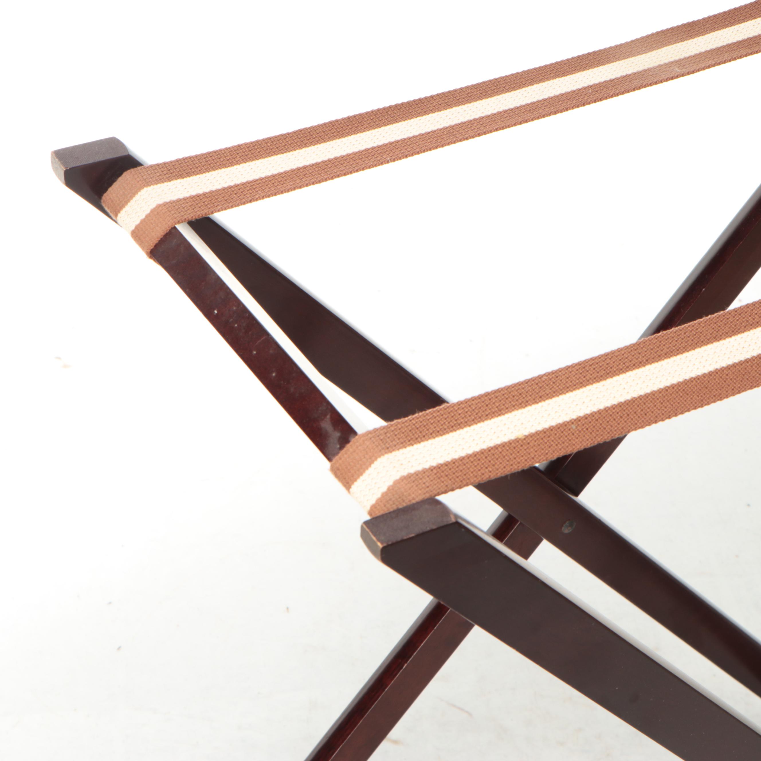 The Bombay Company Mahogany Finish Butler's Tray Table