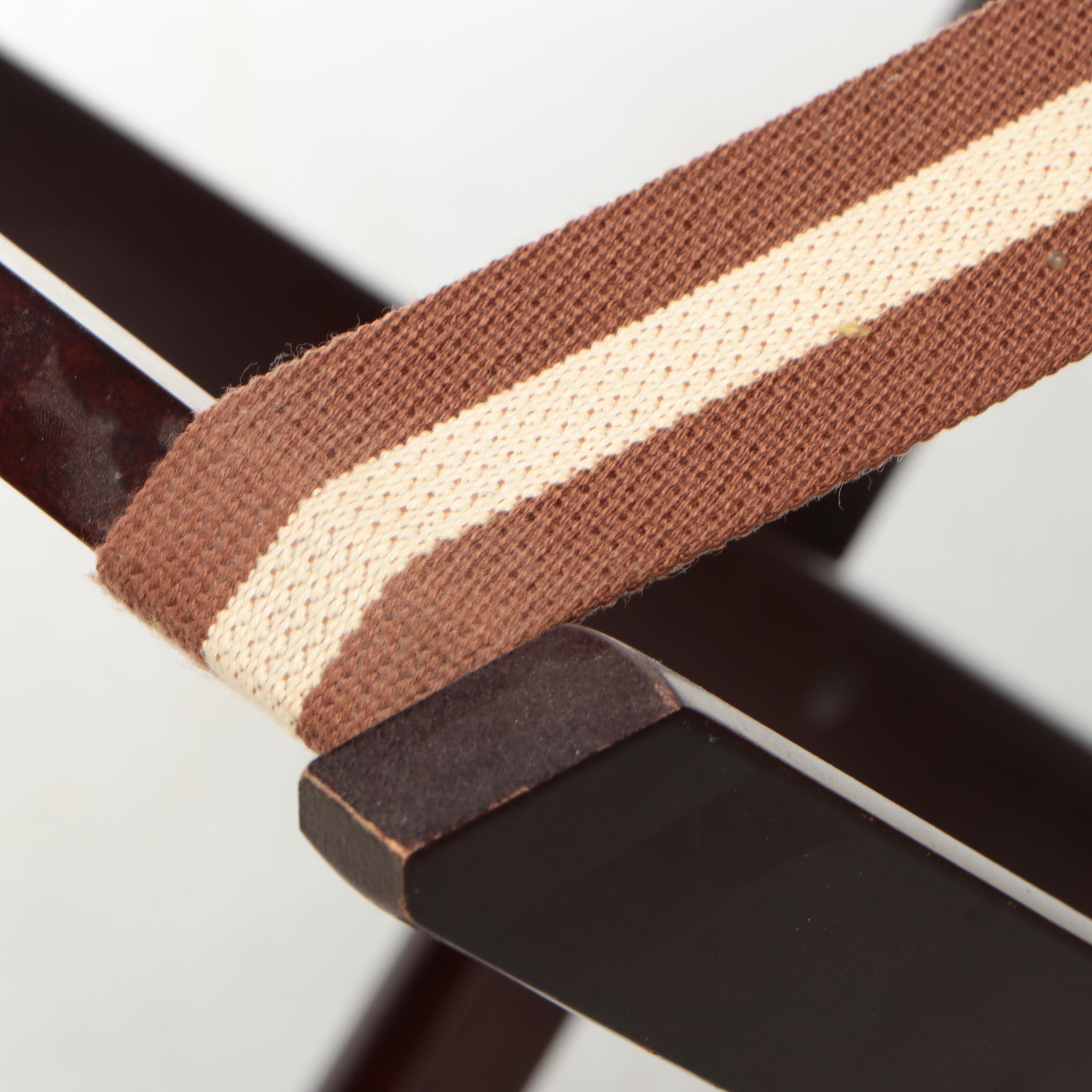 The Bombay Company Mahogany Finish Butler's Tray Table