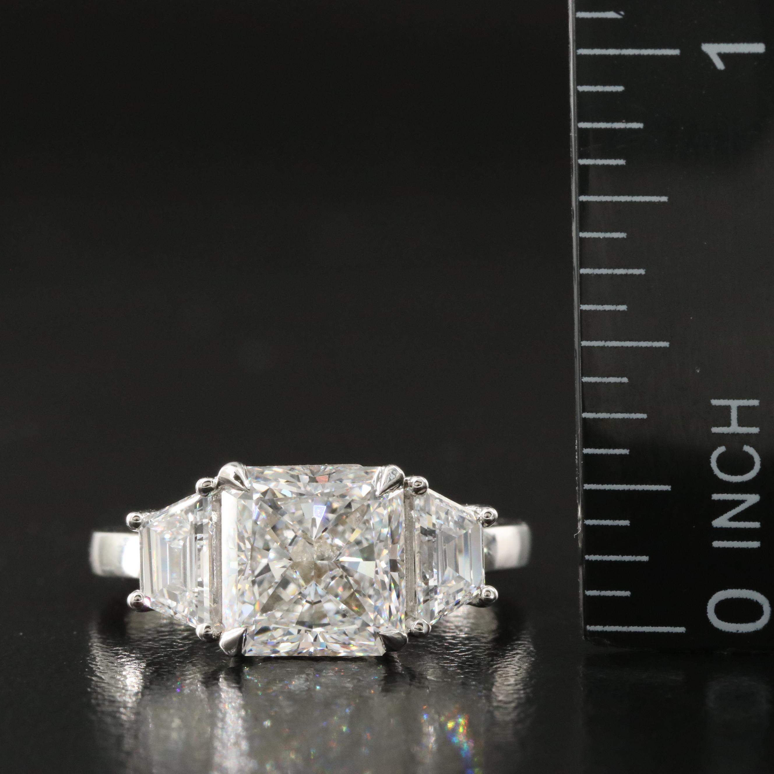 14K 4.16 CTW Lab Grown Diamond Ring with IGI Report