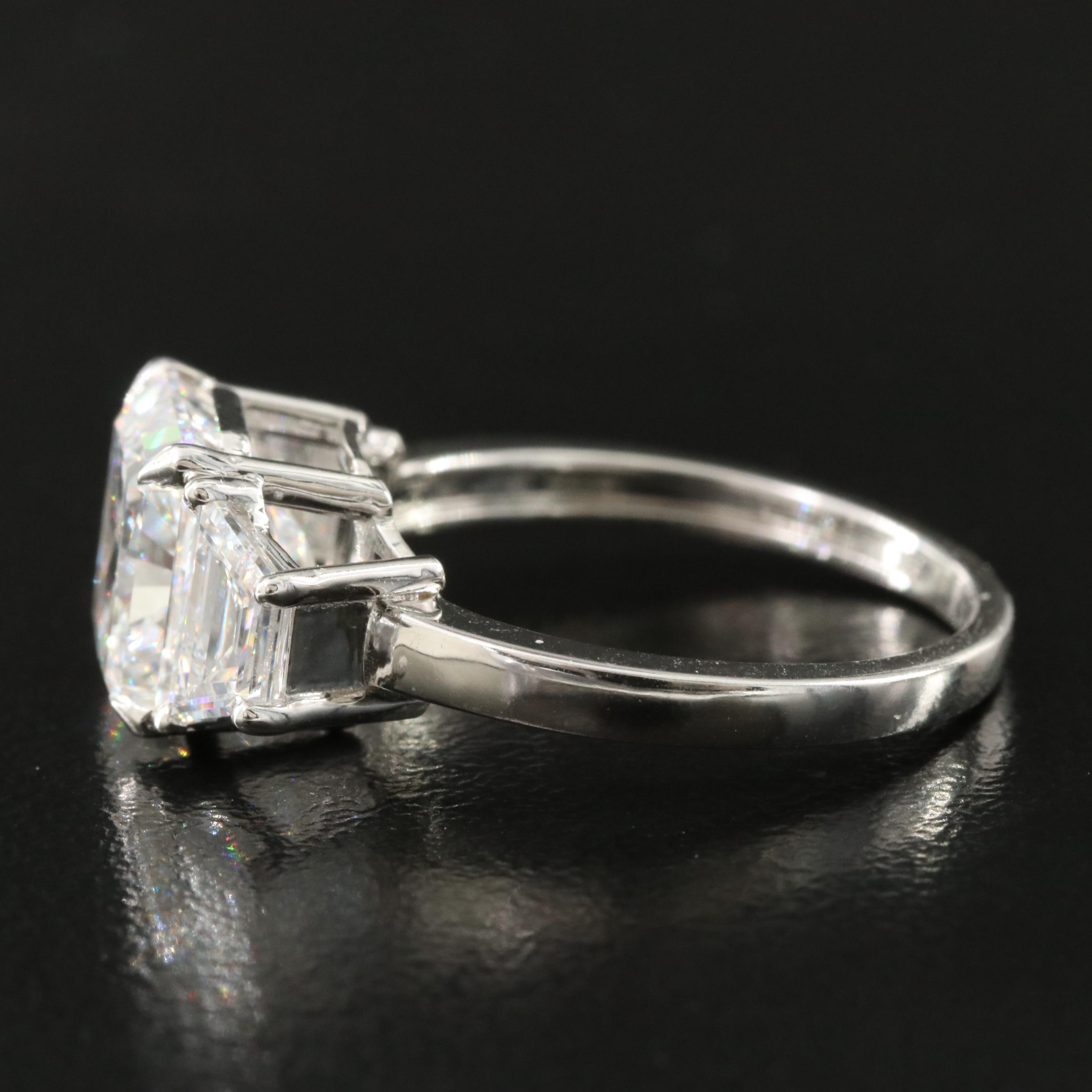 14K 4.16 CTW Lab Grown Diamond Ring with IGI Report