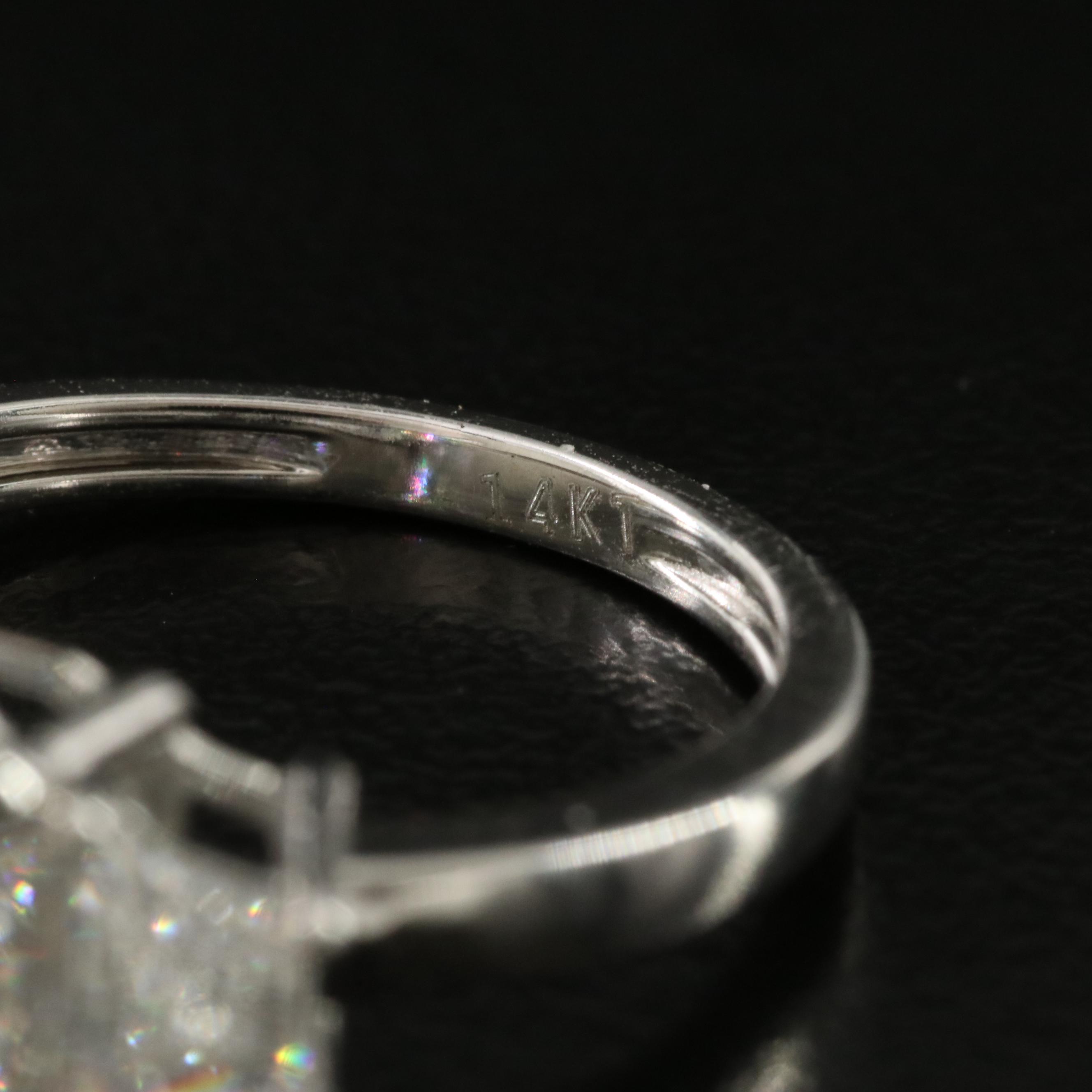 14K 4.16 CTW Lab Grown Diamond Ring with IGI Report