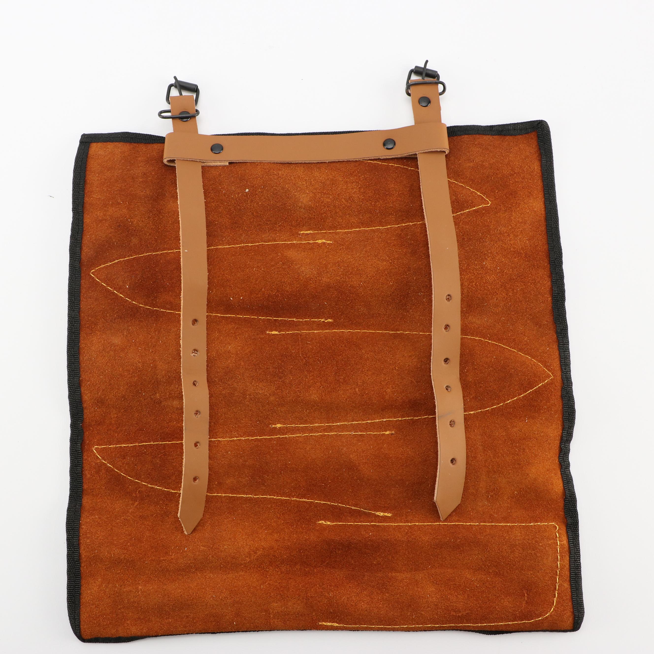 Damascus Steel and Composite Handled Chef's Knife Set in Suede Leather Scabbard