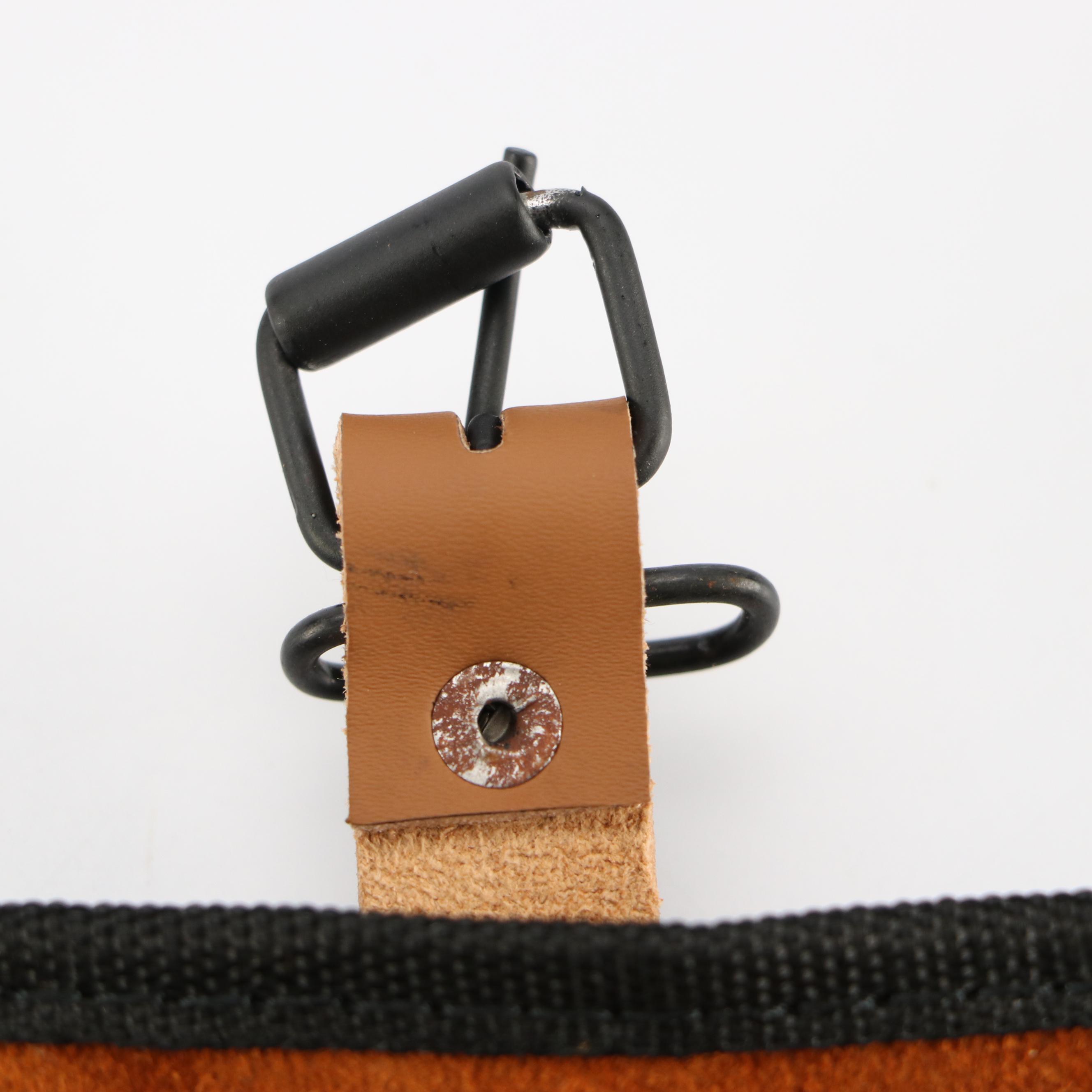 Damascus Steel and Composite Handled Chef's Knife Set in Suede Leather Scabbard