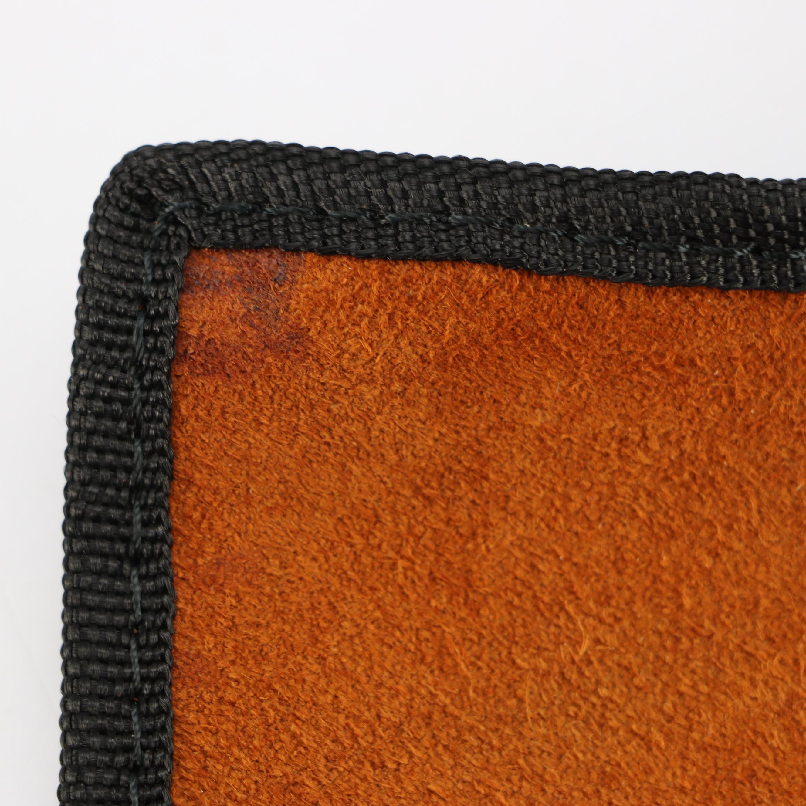 Damascus Steel and Composite Handled Chef's Knife Set in Suede Leather Scabbard