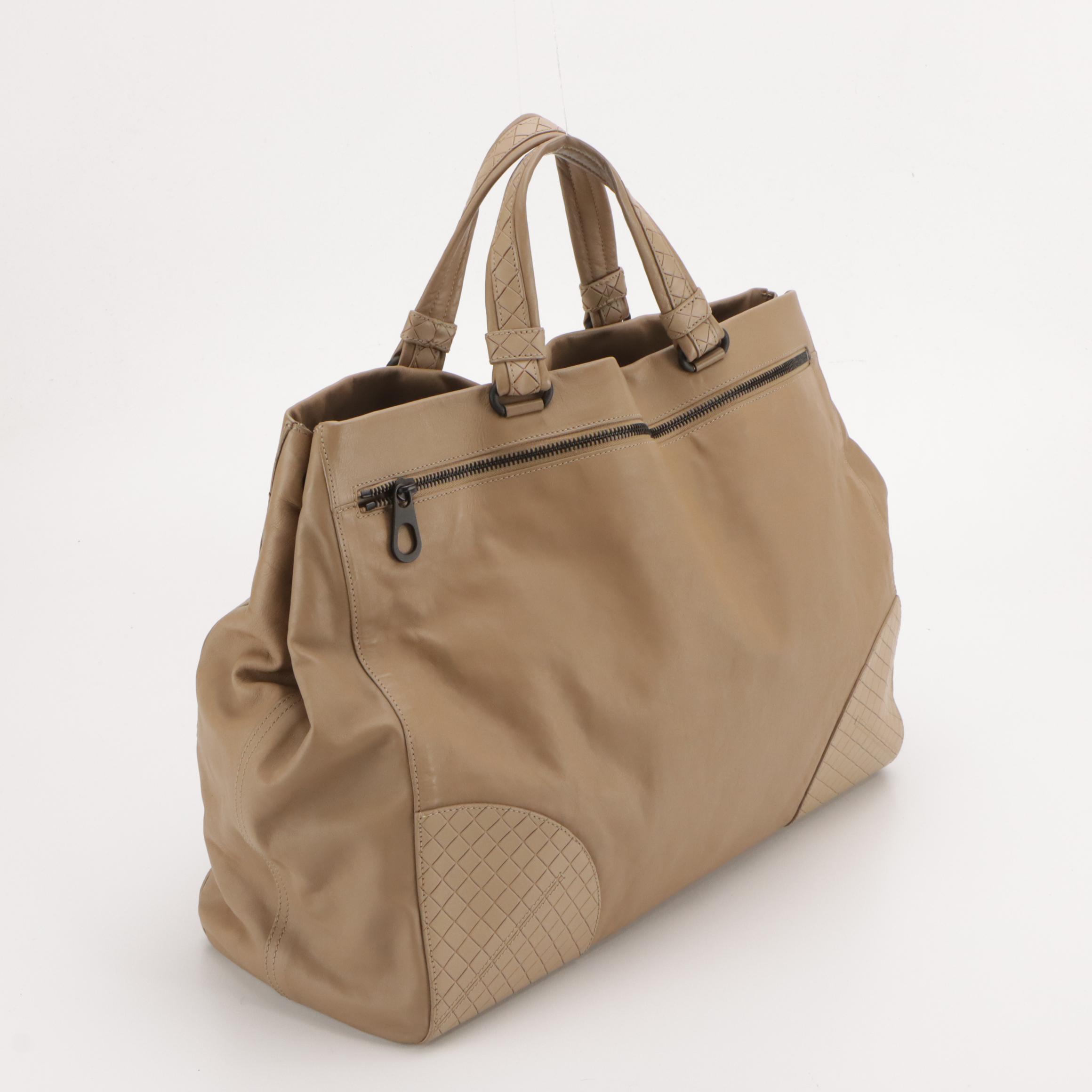 Bottega Veneta Intrecciato Leather Tote