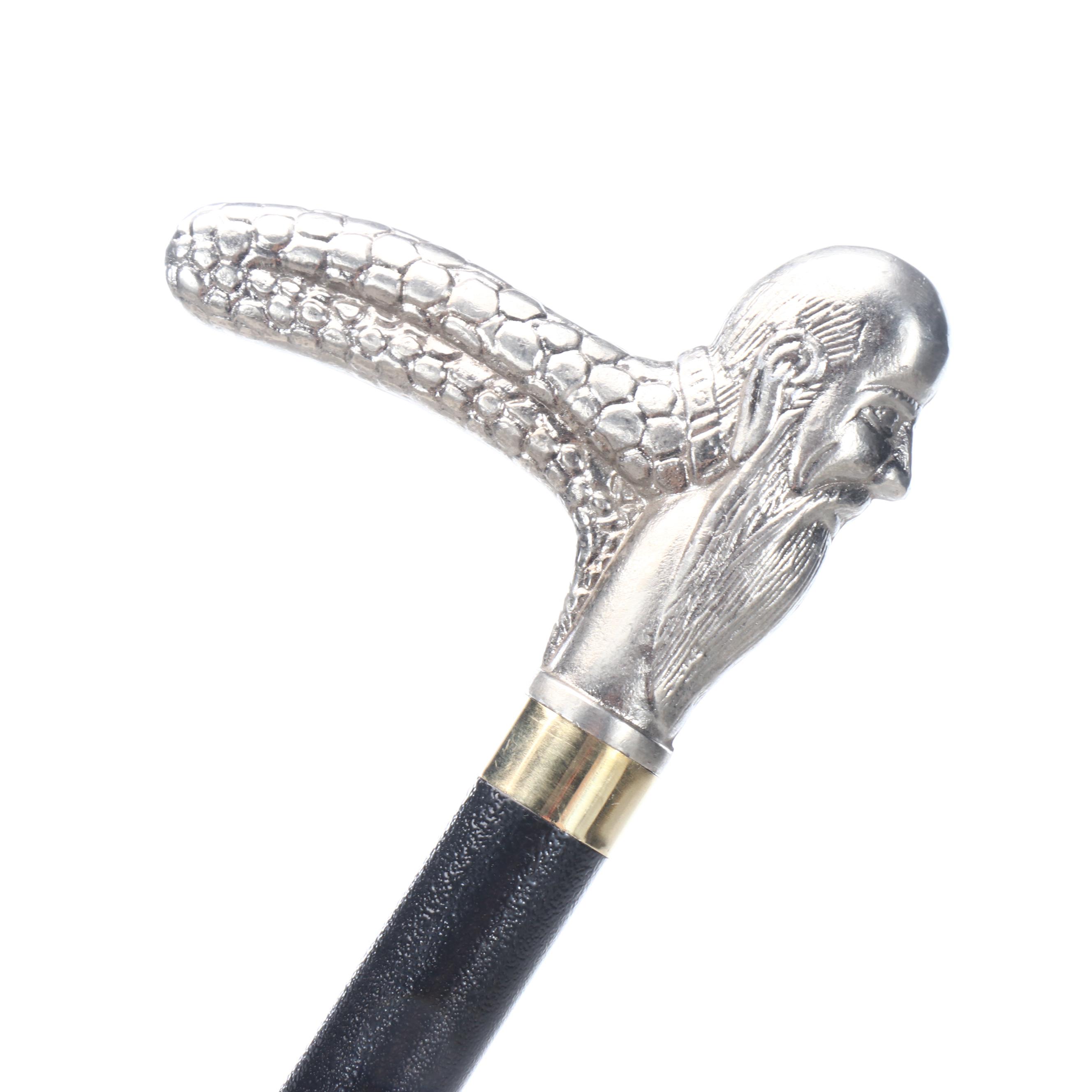 Chinese Wise Elder Handle Sword Cane