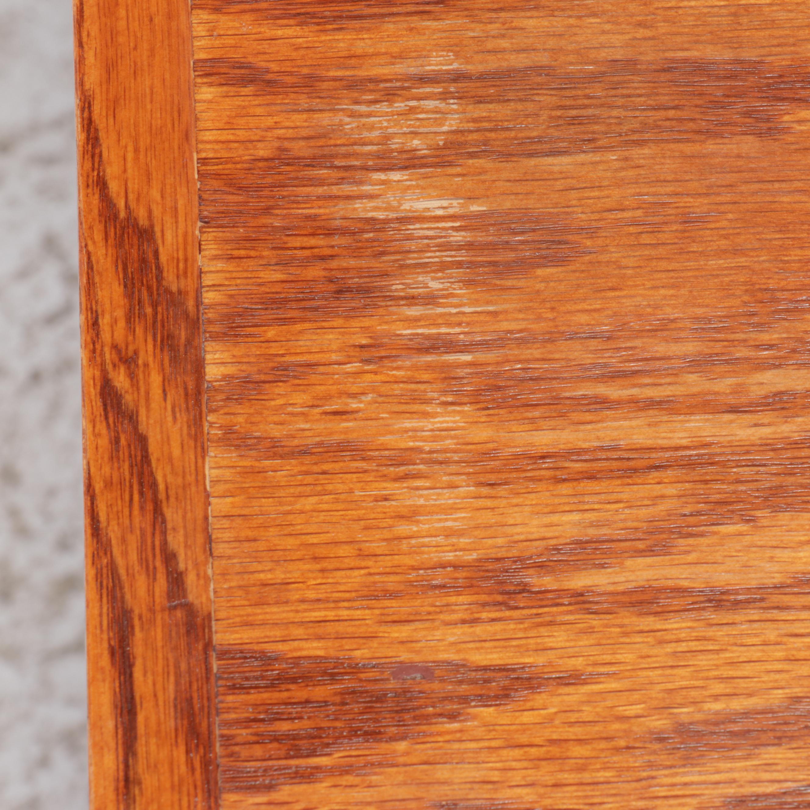 Craftsman Style Oak Bedside Cabinet