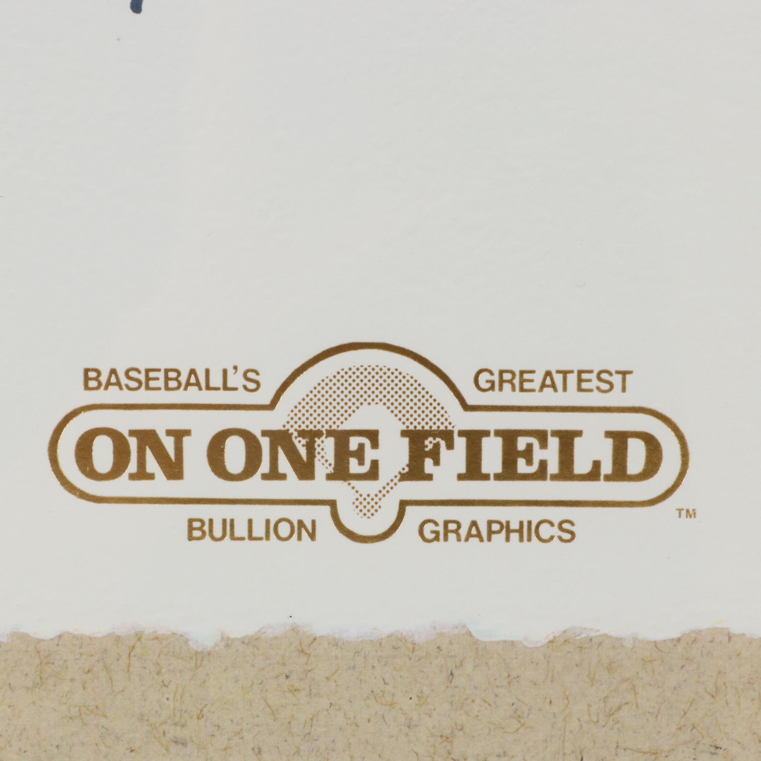 Pete Rose and Michael Mellett Signed Limited Edition Cincinnati Reds Print