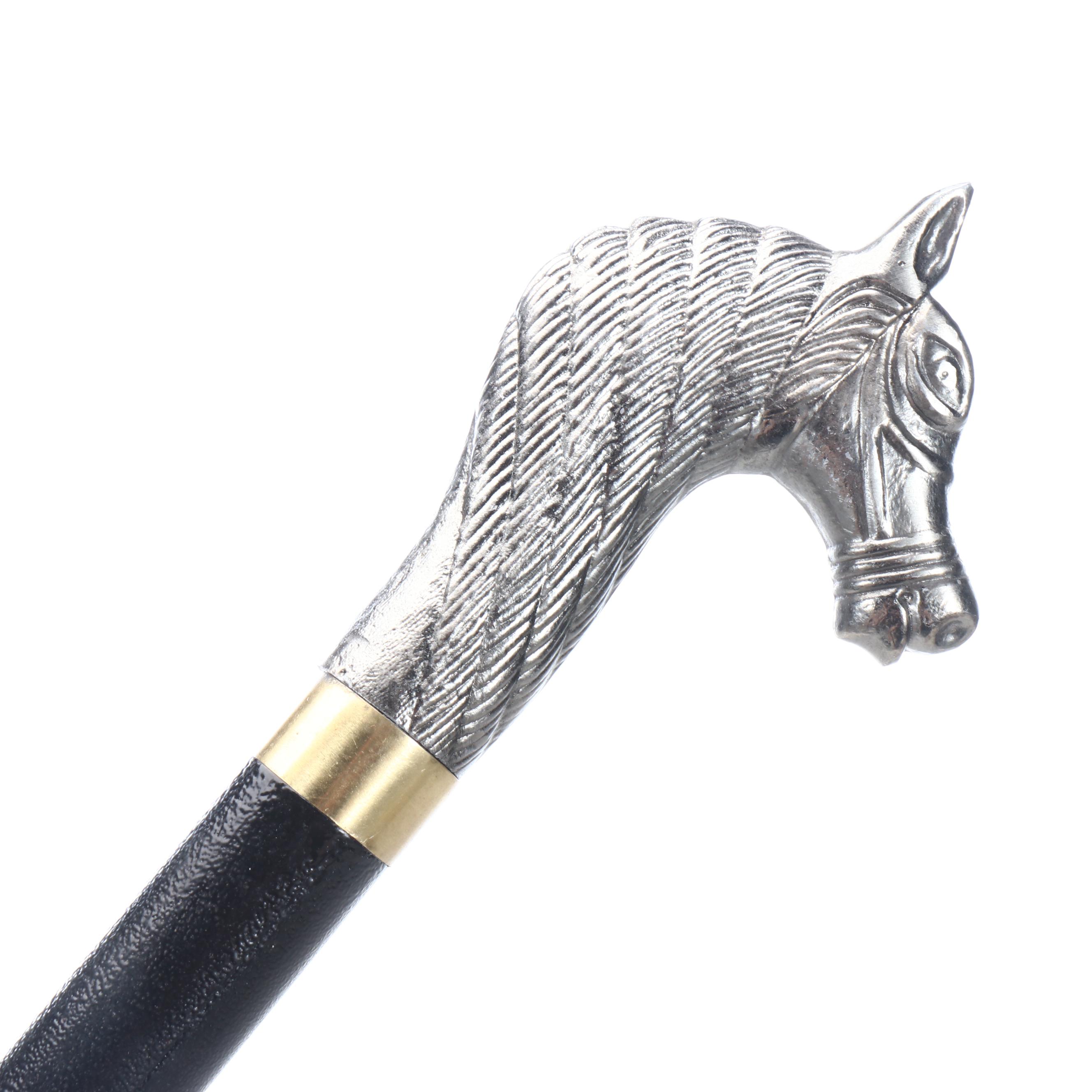 Horse Head Handle Sword Cane