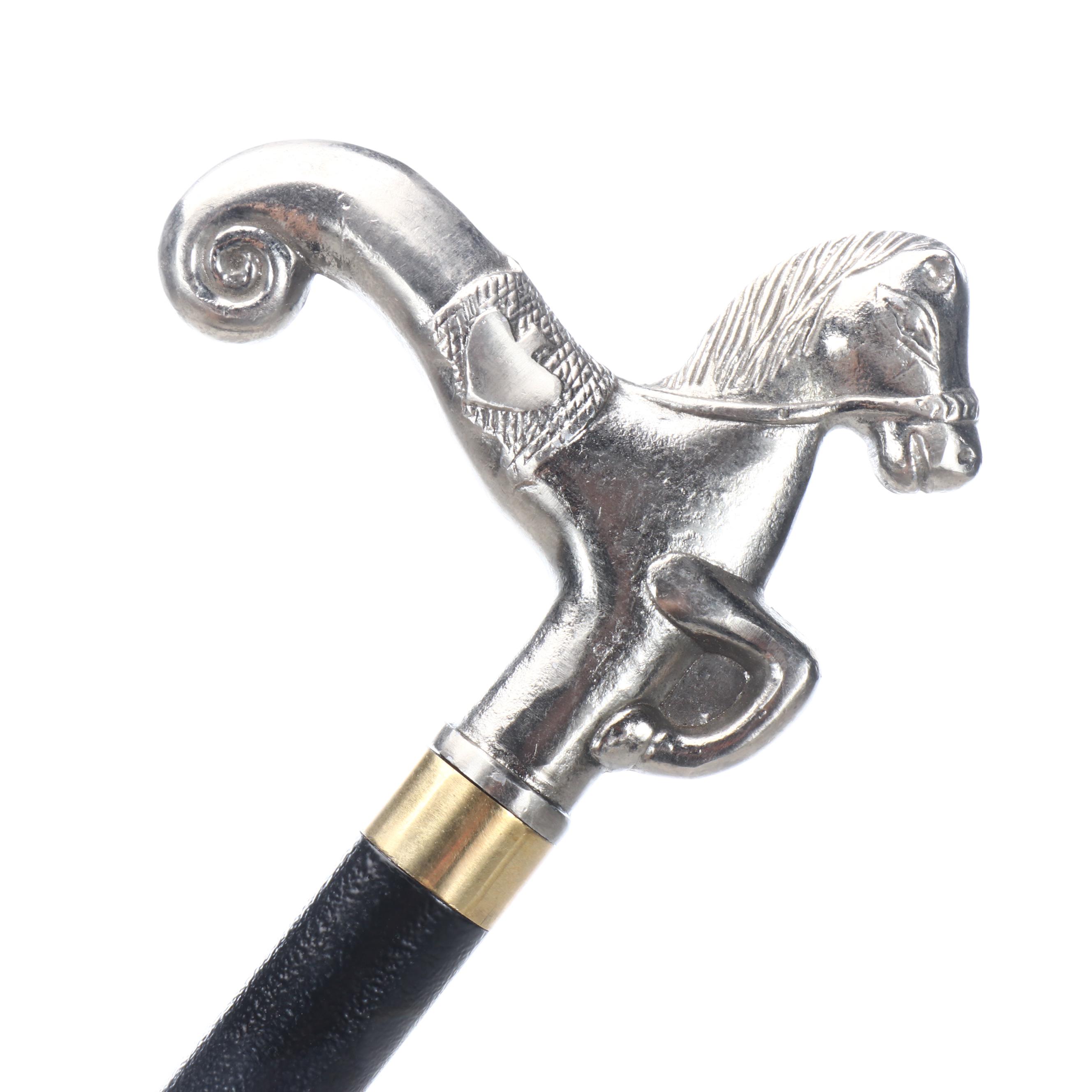 Horse Form Derby-Handled Sword Cane