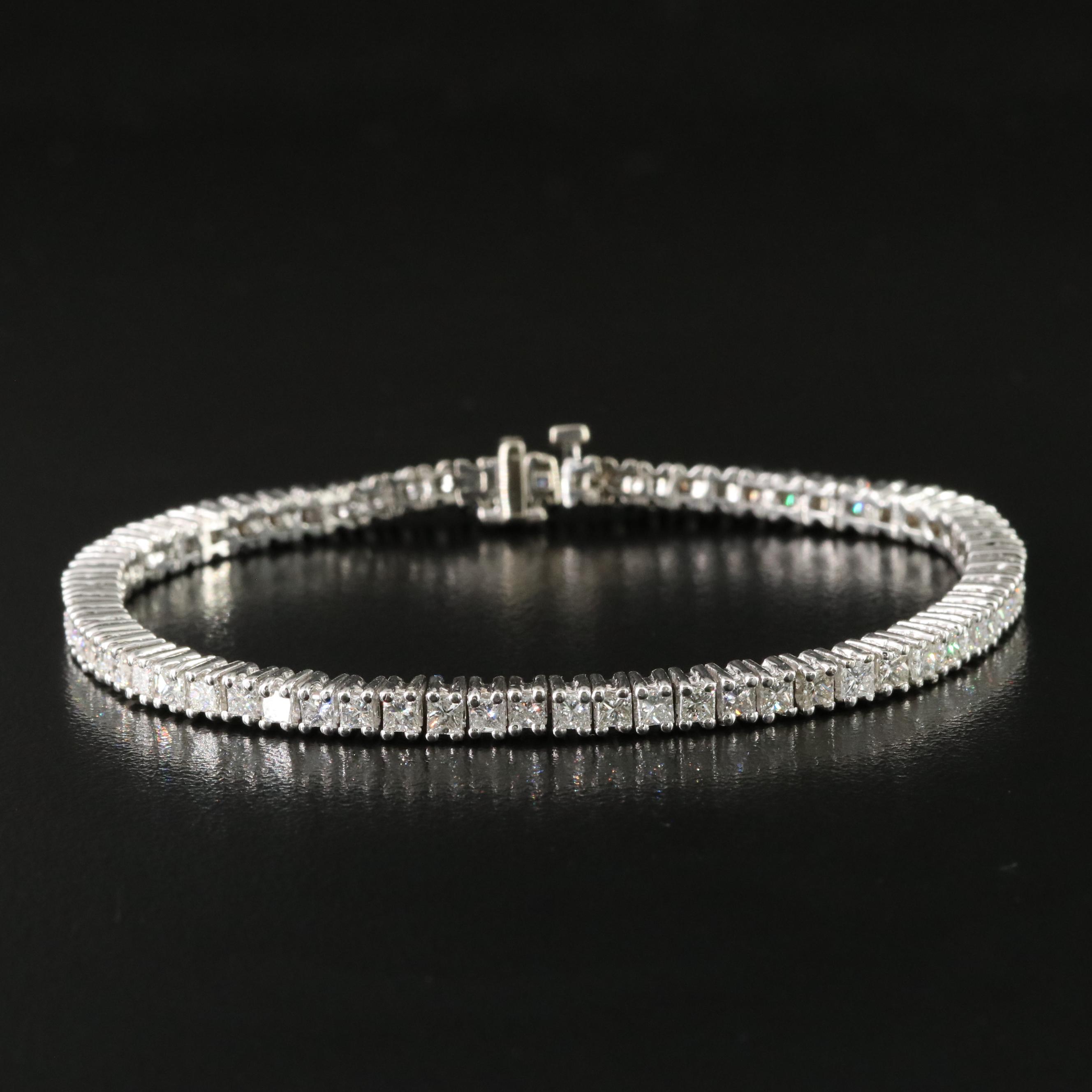 14K 5.08 CTW Diamond Line Bracelet