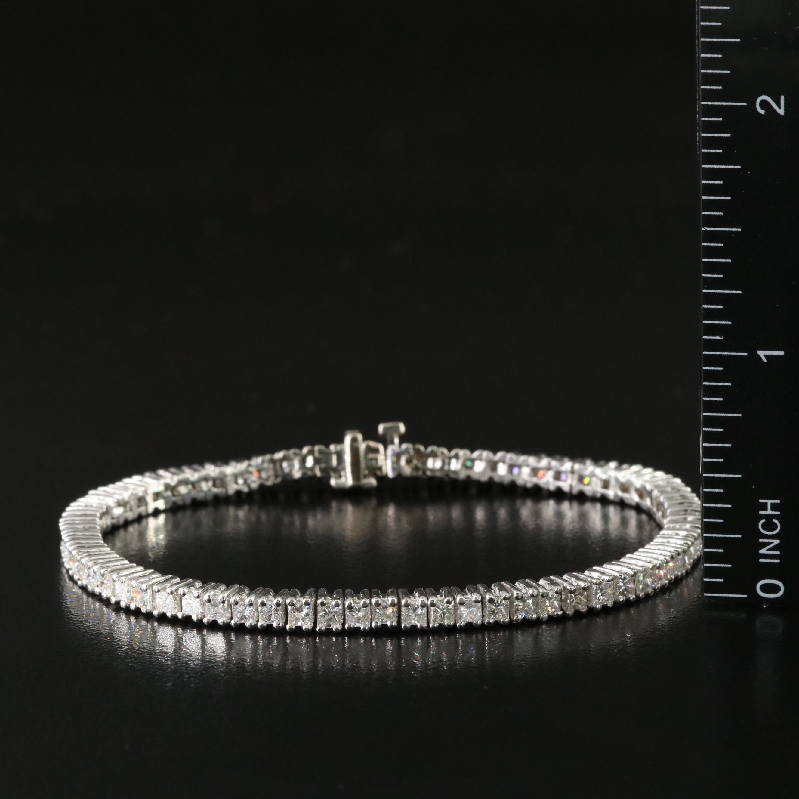 14K 5.08 CTW Diamond Line Bracelet