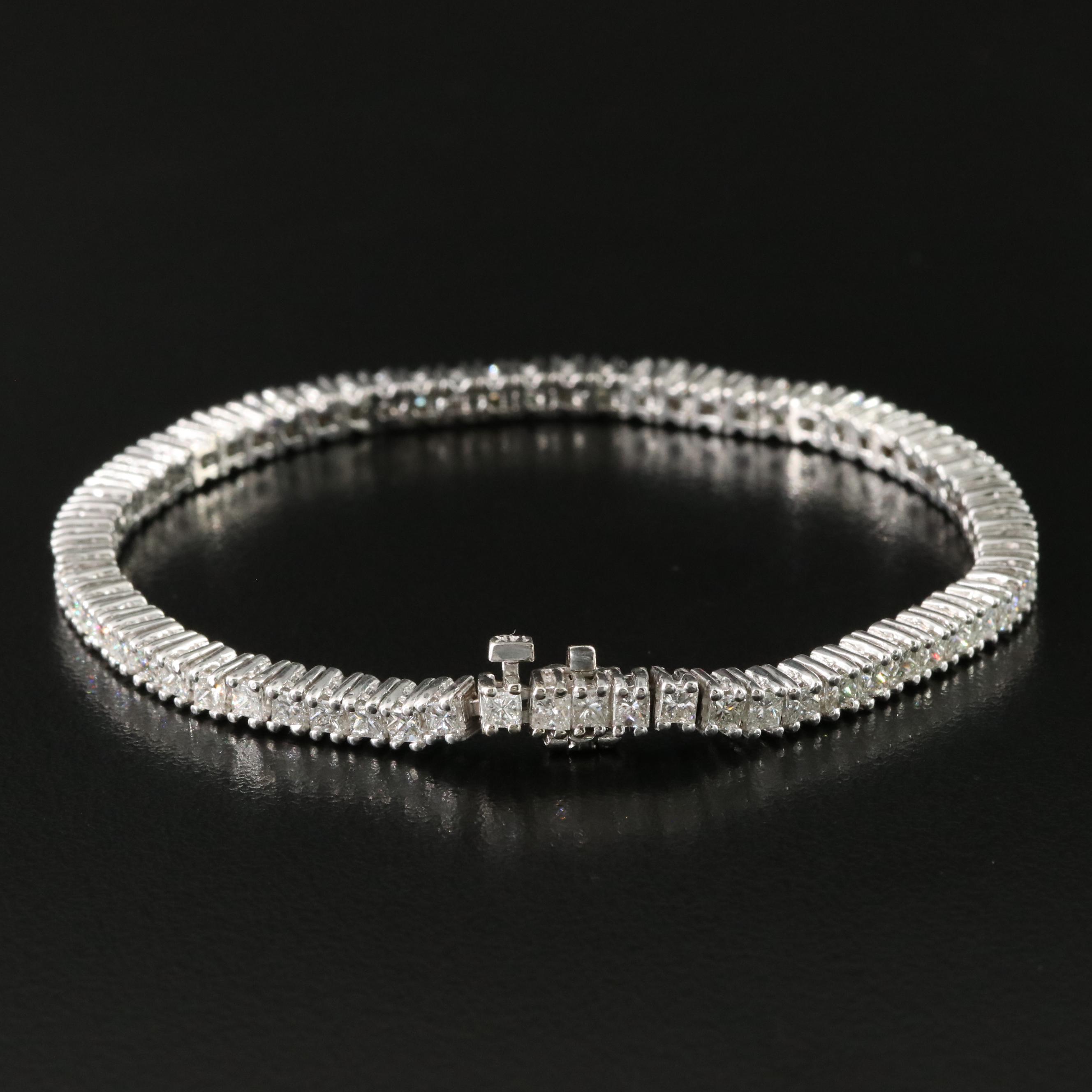 14K 5.08 CTW Diamond Line Bracelet