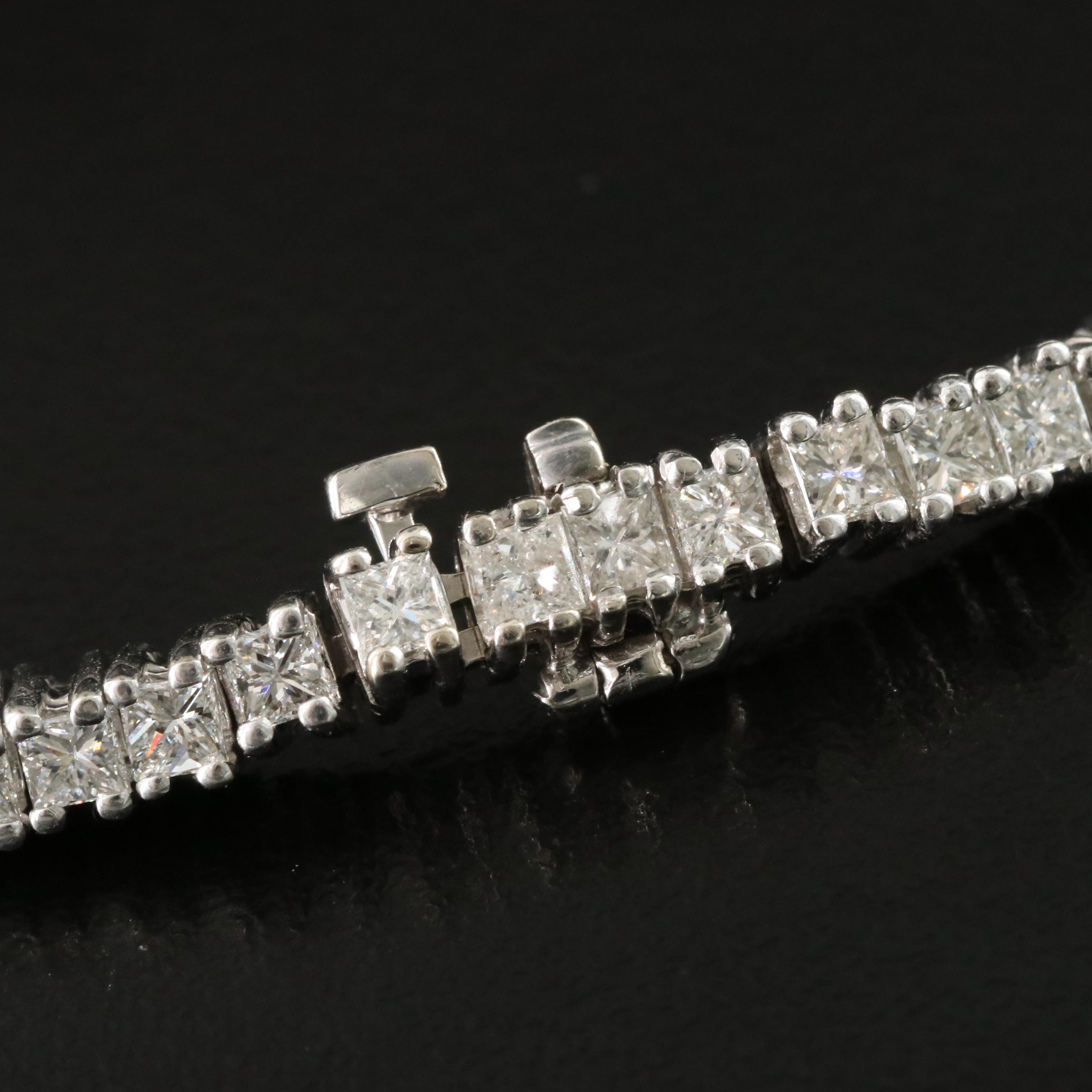 14K 5.08 CTW Diamond Line Bracelet