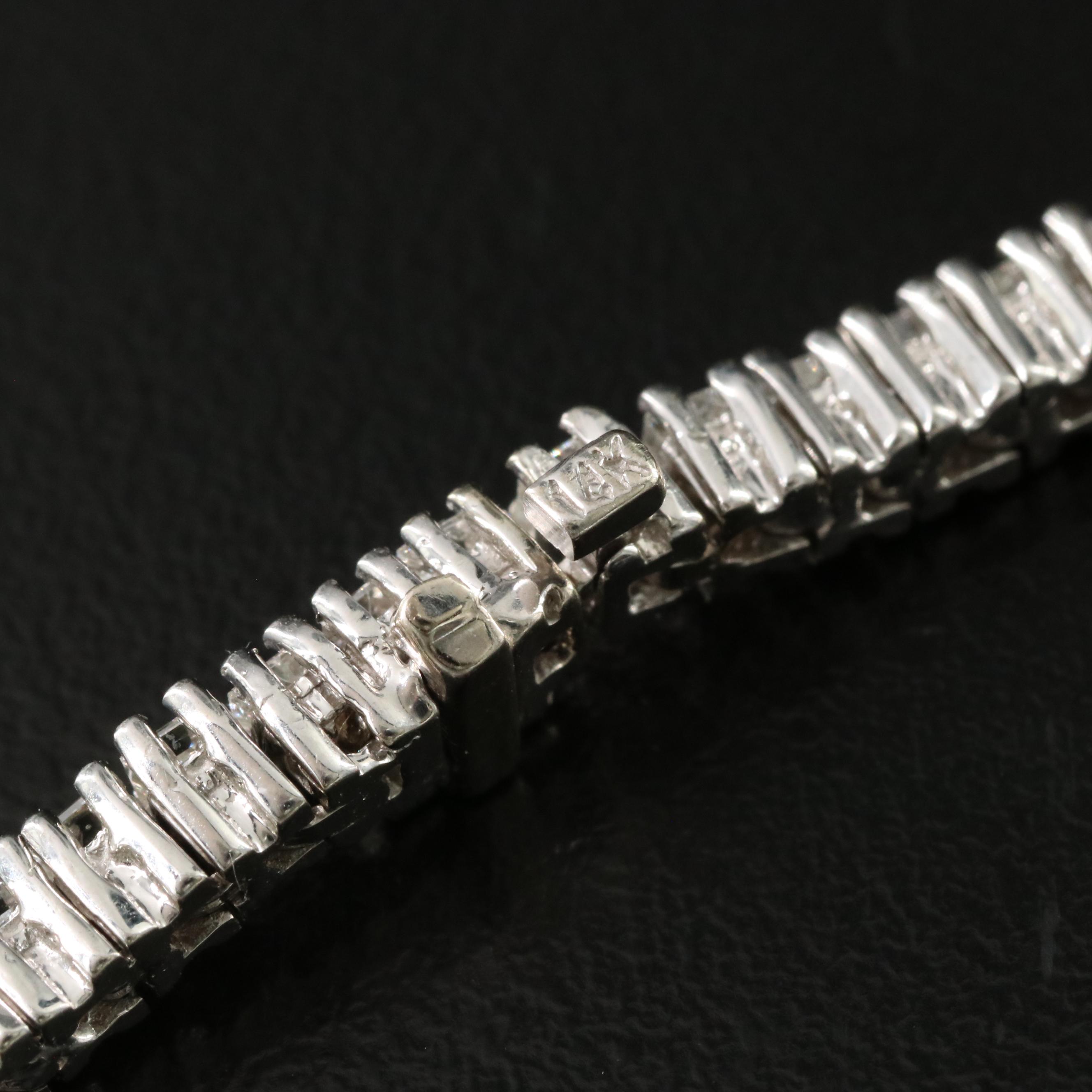 14K 5.08 CTW Diamond Line Bracelet