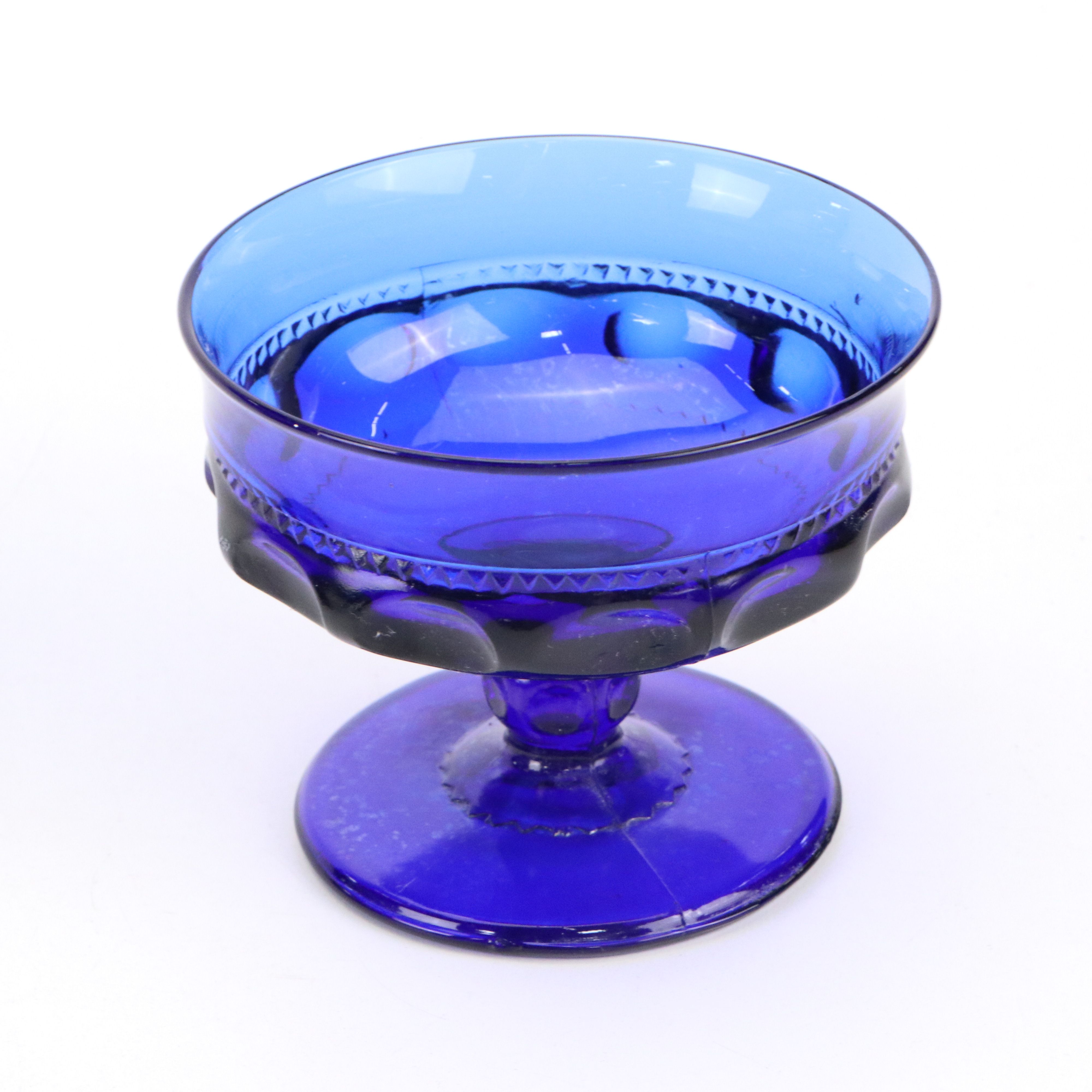 Colony "Color Crown Cobalt" Plates and Sherbets with Royal Cauldon Plates