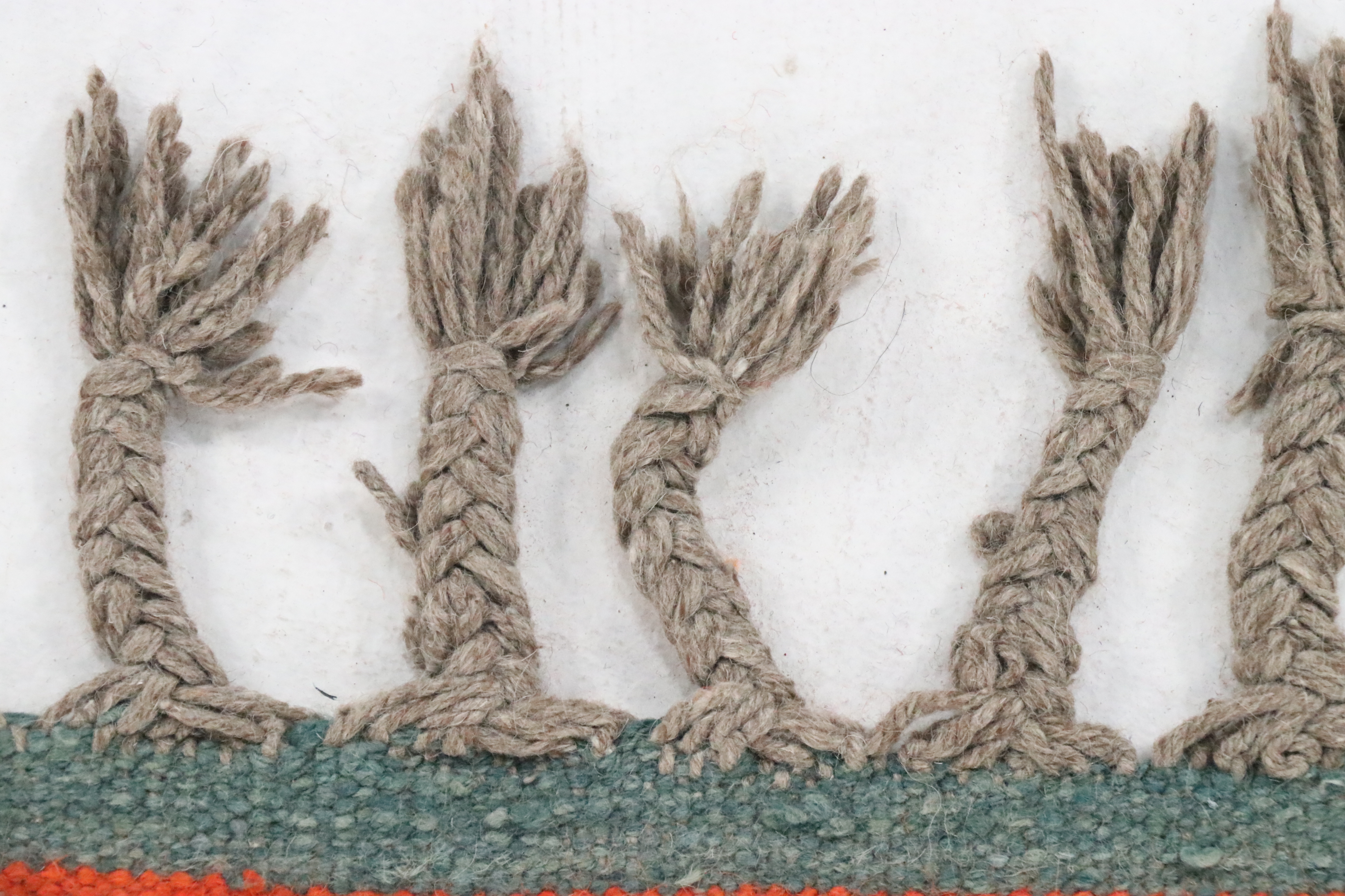 3'4 x 11'3 Hand-Knotted Moroccan Berber Long Rug