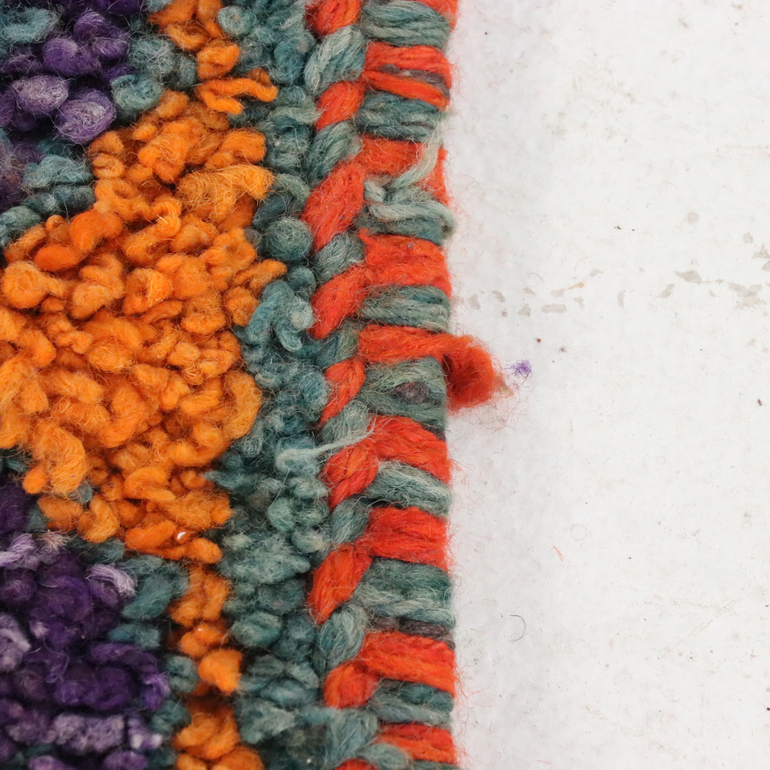 3'4 x 11'3 Hand-Knotted Moroccan Berber Long Rug