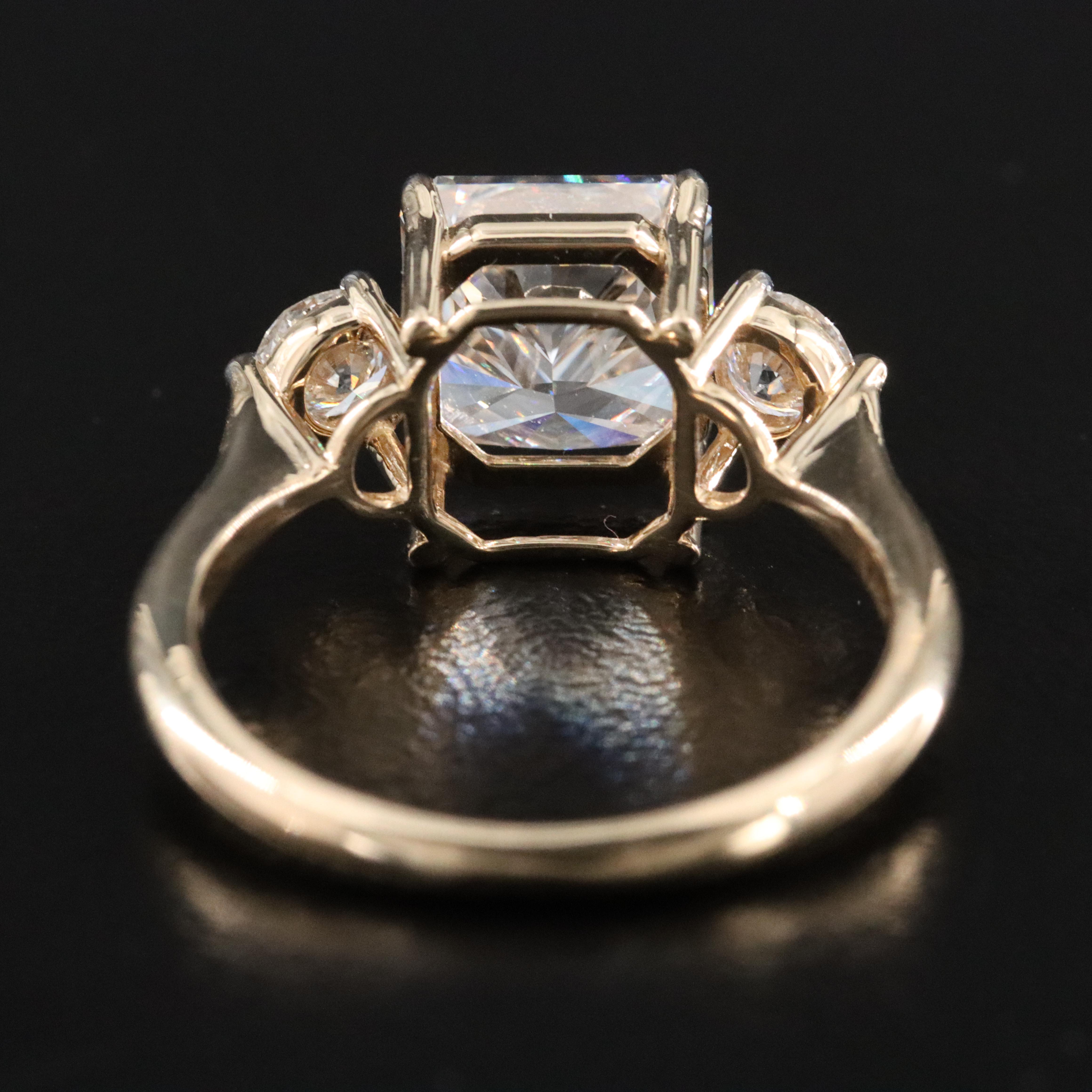 14K 3.71 CTW Lab Grown Diamond Ring with IGI Report