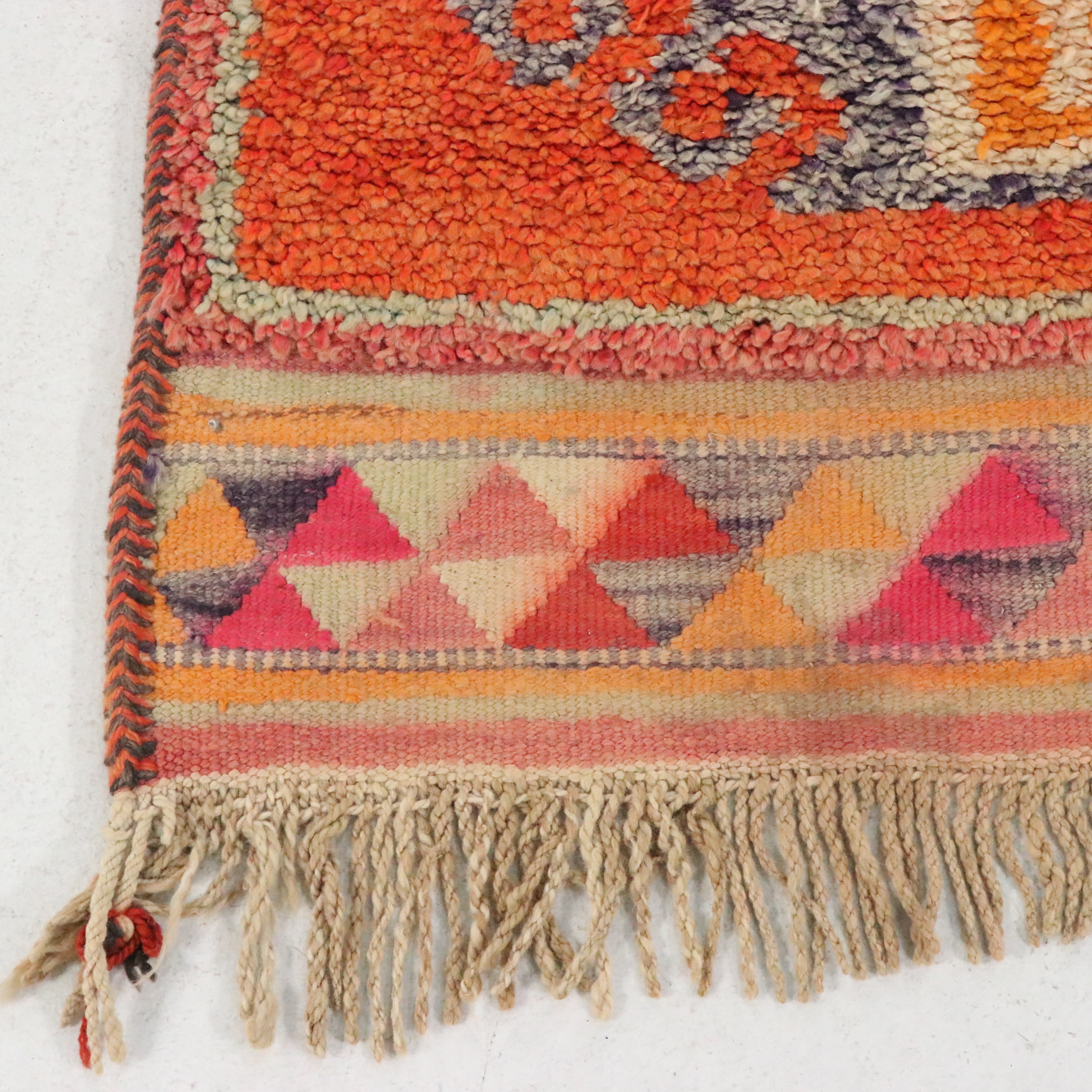 3'1 x 12' Hand-Knotted Moroccan Berber Long Rug