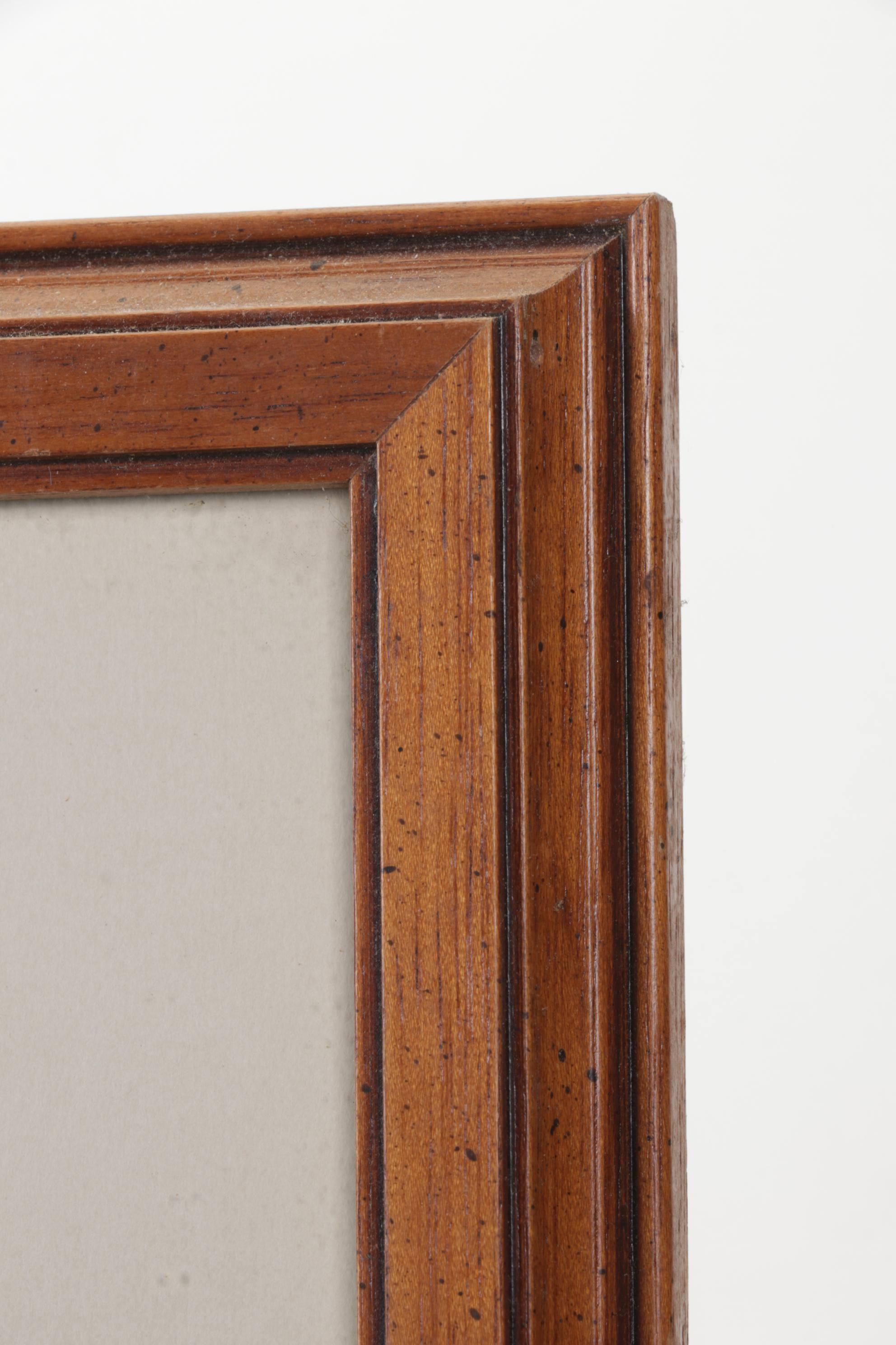 Barbour Lee "Country Auction" Offset Lithograph, 1984