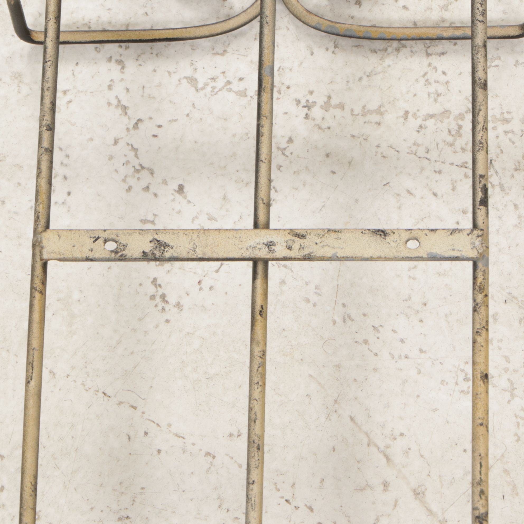 Three Wrought Iron Plate Display Racks