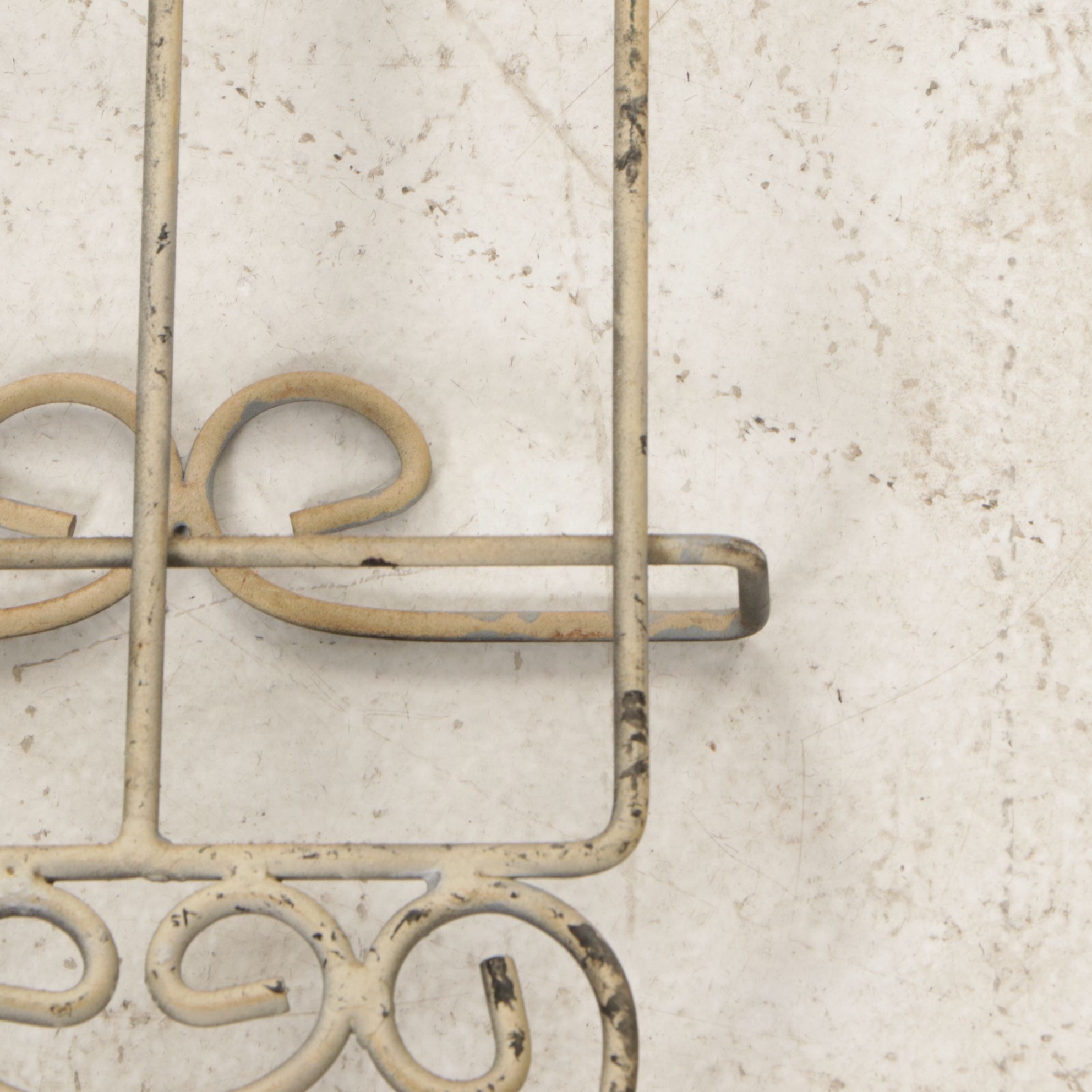 Three Wrought Iron Plate Display Racks