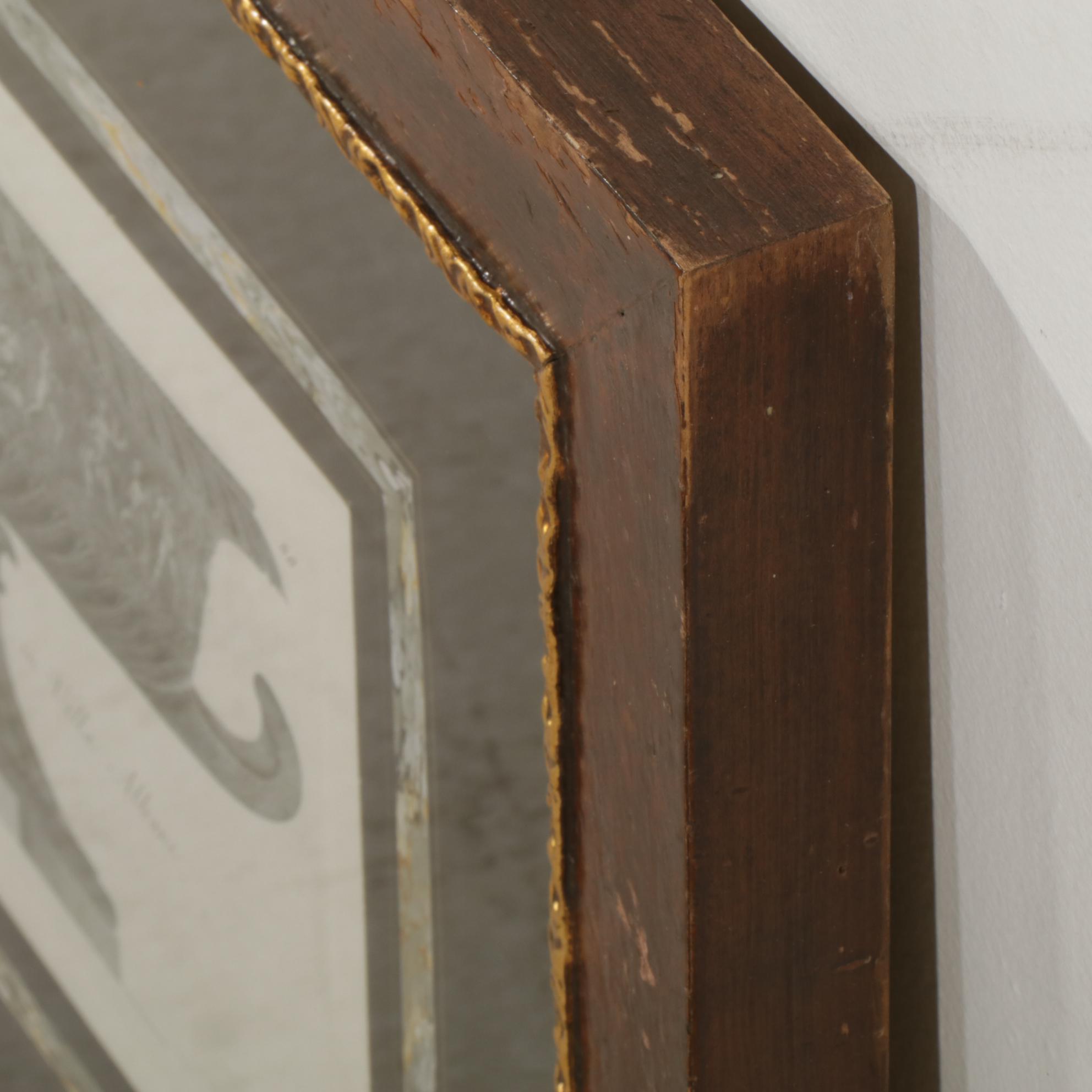 Offset Lithograph after J.J. Winckelmann "Gran Tazza Antica.." Late 20th Century