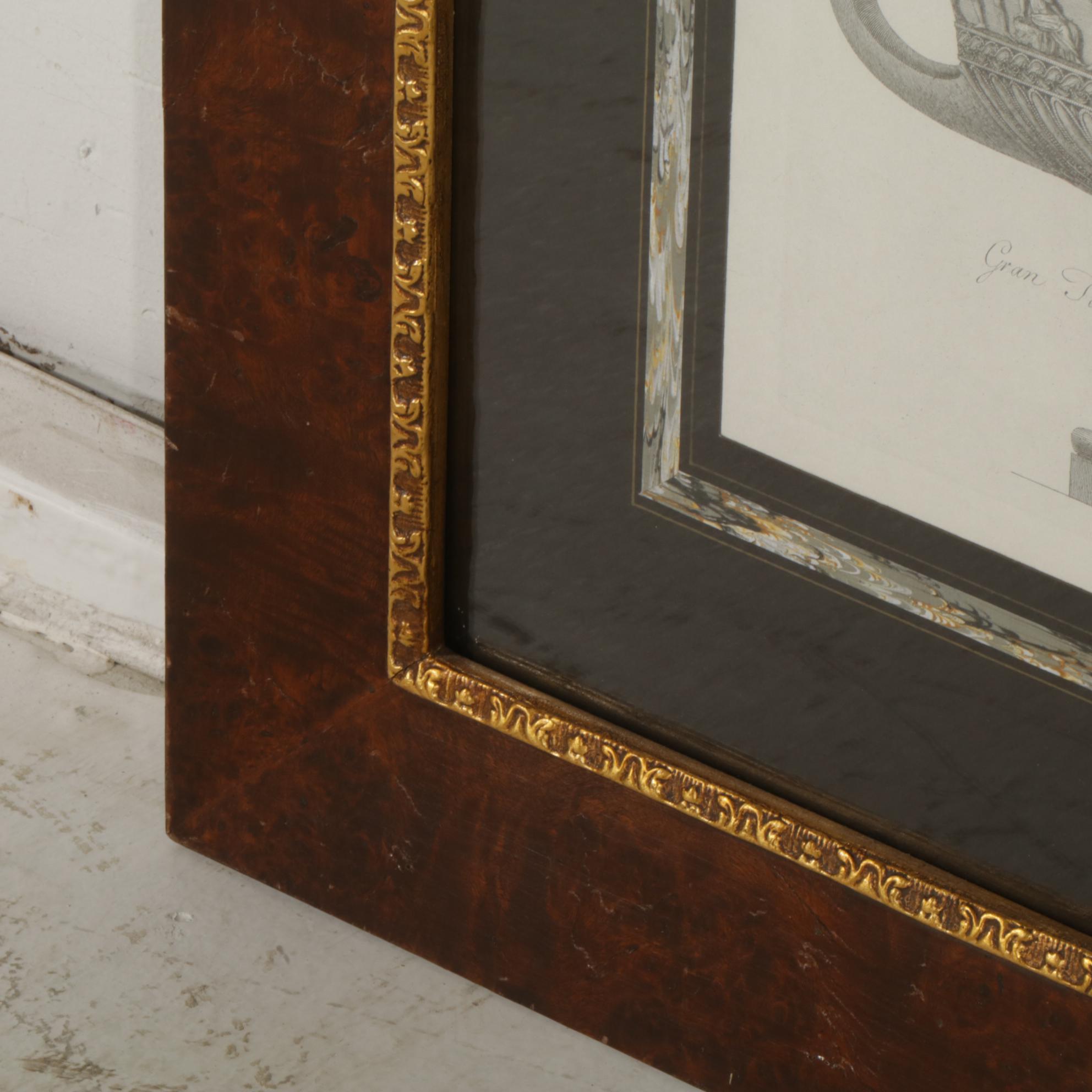 Offset Lithograph after J.J. Winckelmann "Gran Tazza Antica.." Late 20th Century