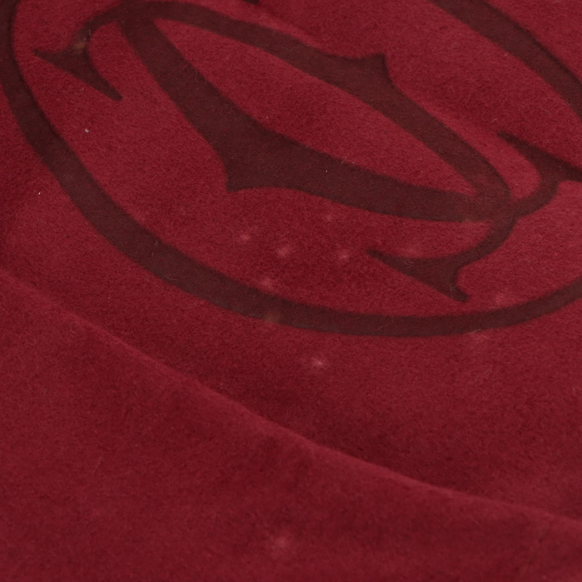 Cartier Must de Cartier Document Case in Burgundy Leather with Box