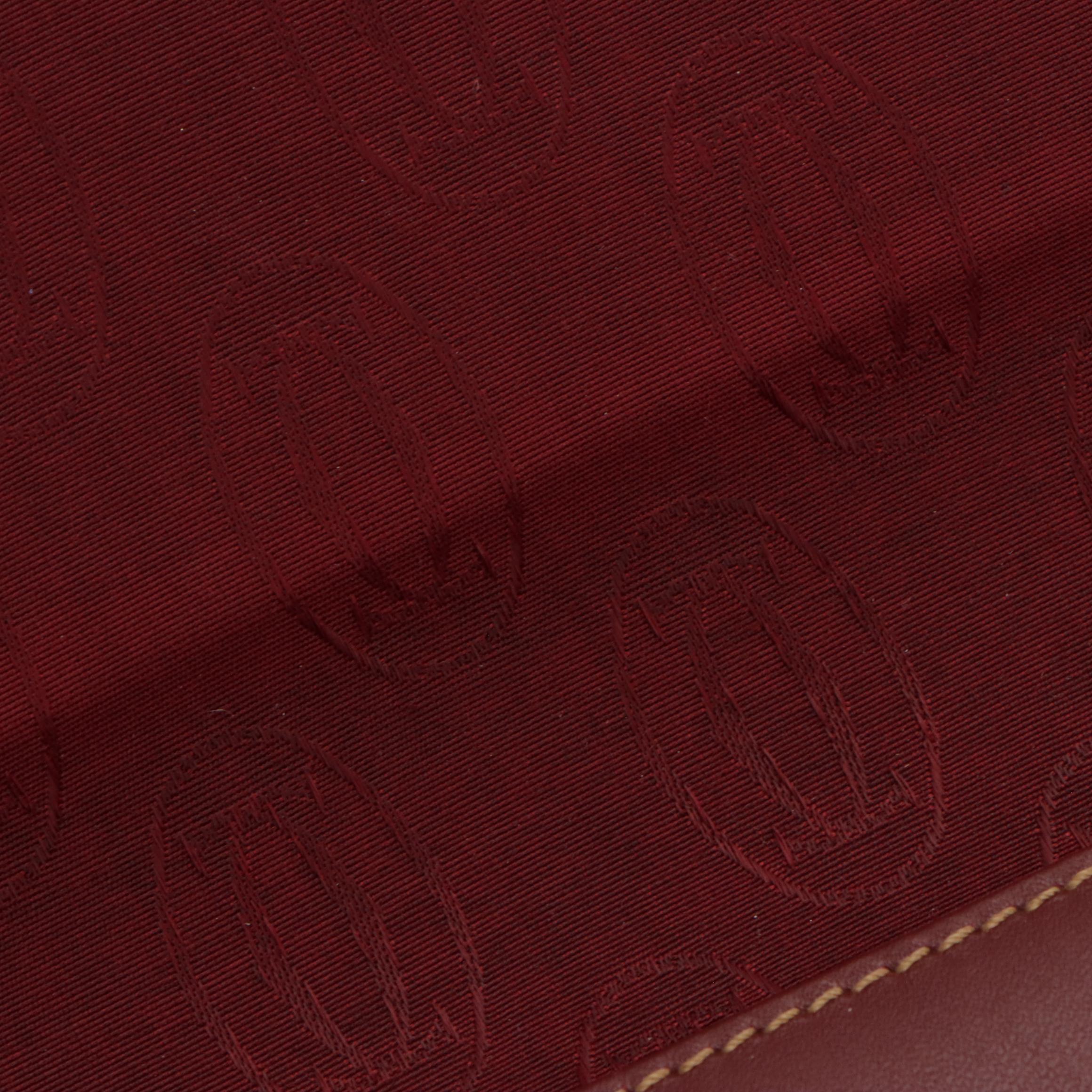 Cartier Must de Cartier Document Case in Burgundy Leather with Box