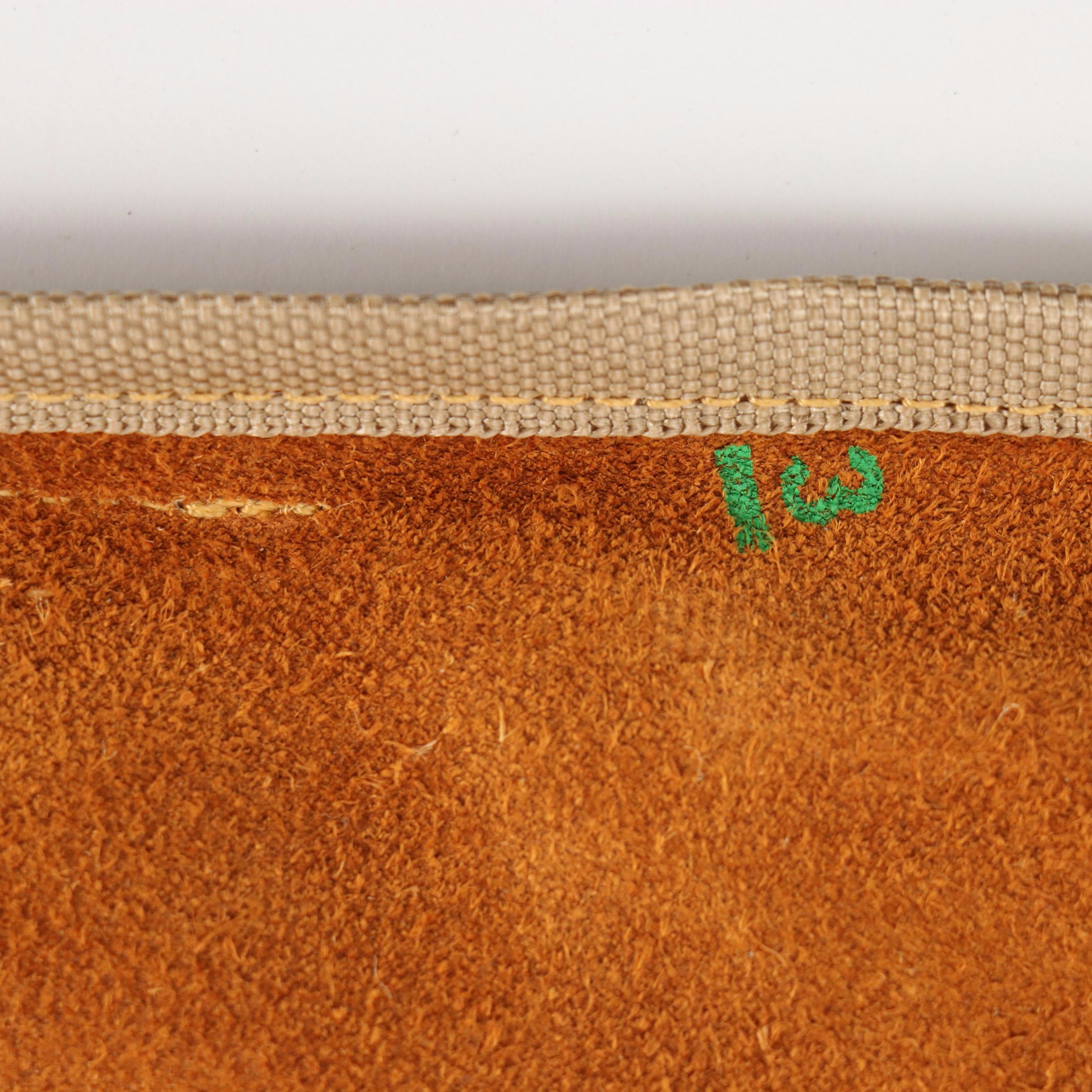 Black Metal and Marbled Handled Chef's Knife Set in Suede Leather Scabbard