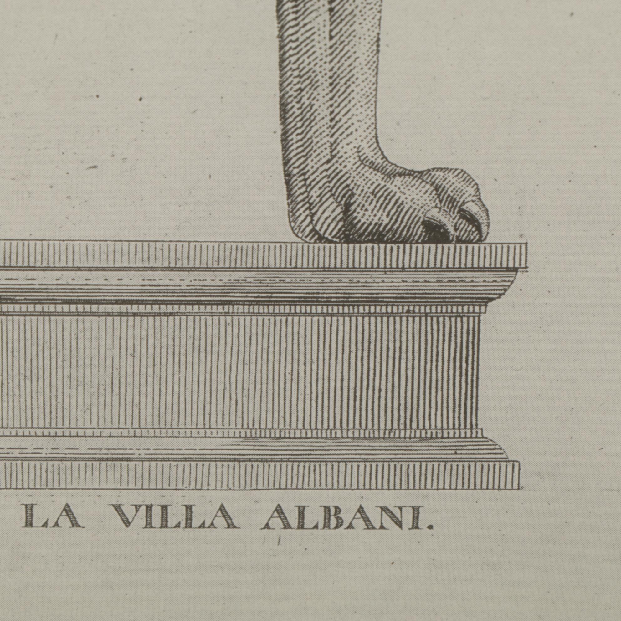 Offset Lithograph After François Louis Gounod "Coupe Antique Tirée..."