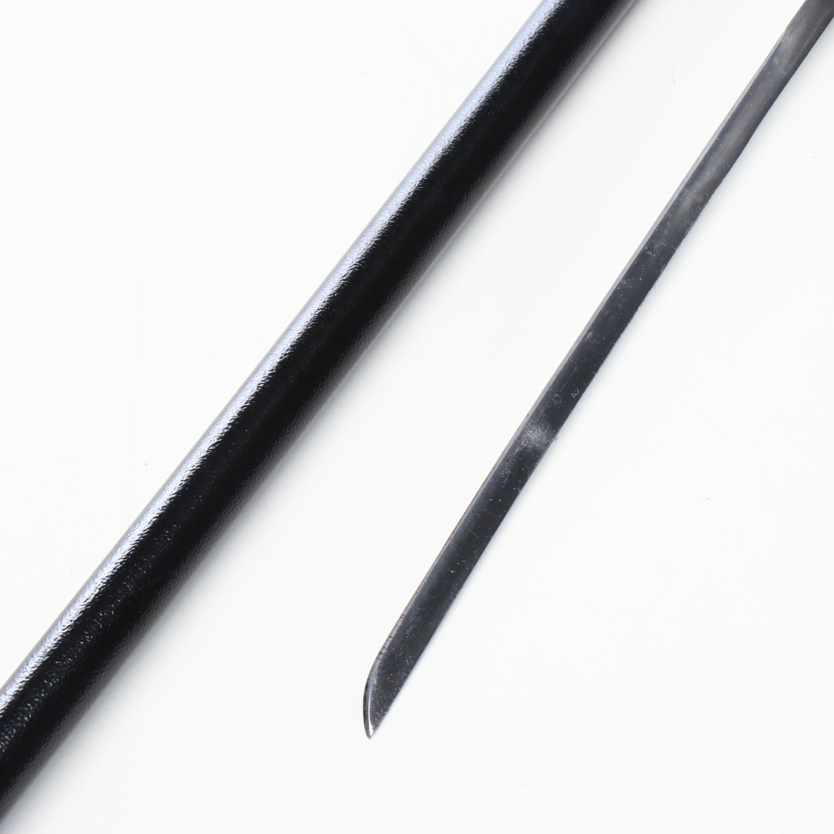 Skull and Spine Handle Sword Cane