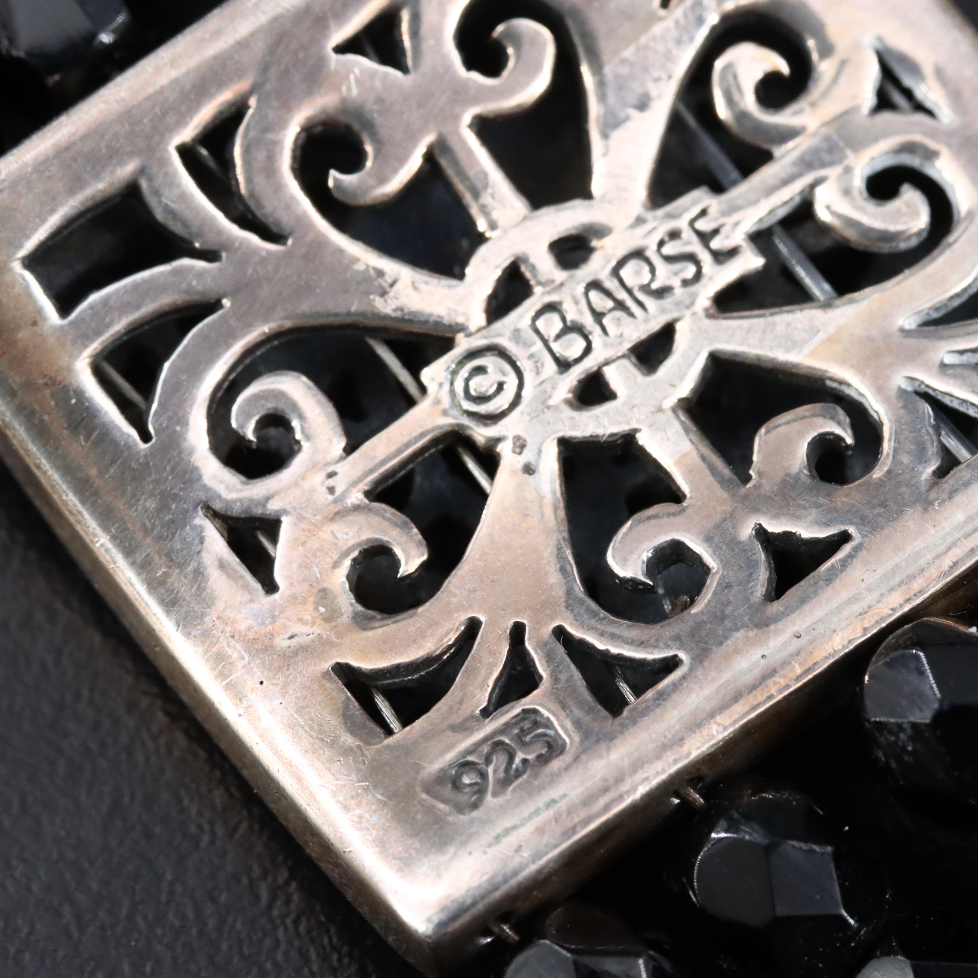 Sterling Rhinestone Multi Row Bracelet