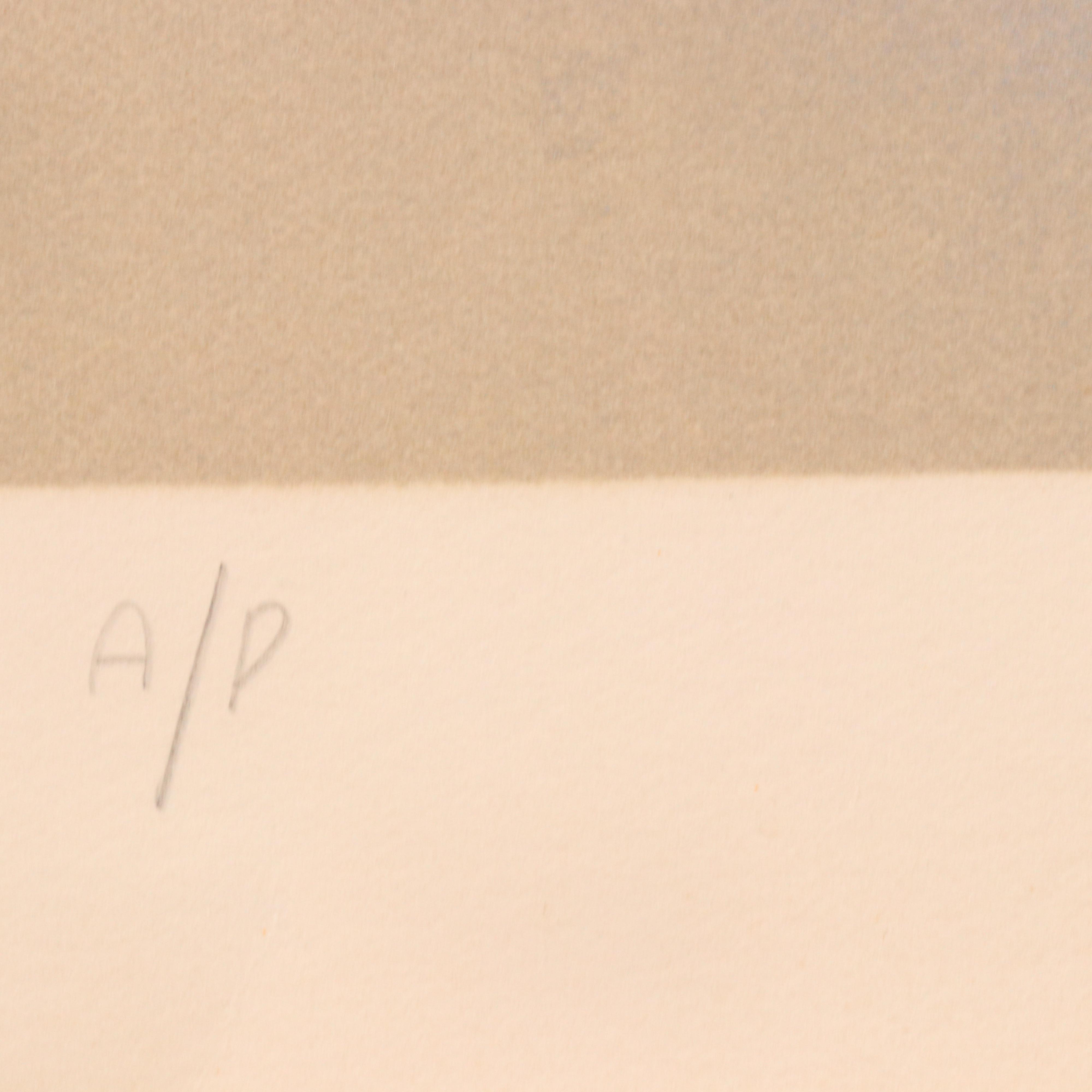 Jerrold Ballaine Op Art Serigraph "Air-Tight"