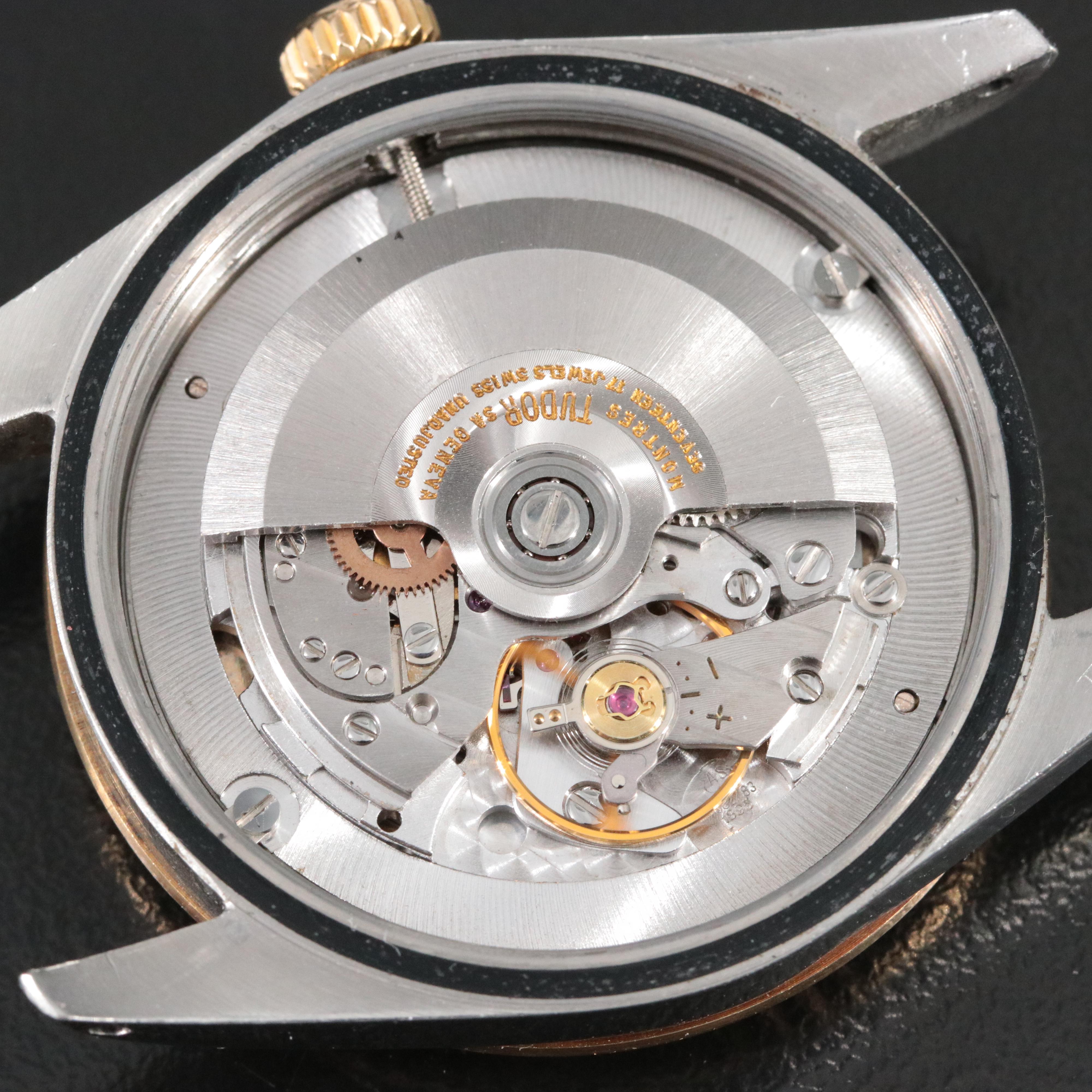 Tudor Oyster Prince Date and Day 14K Gold and Steel Watch