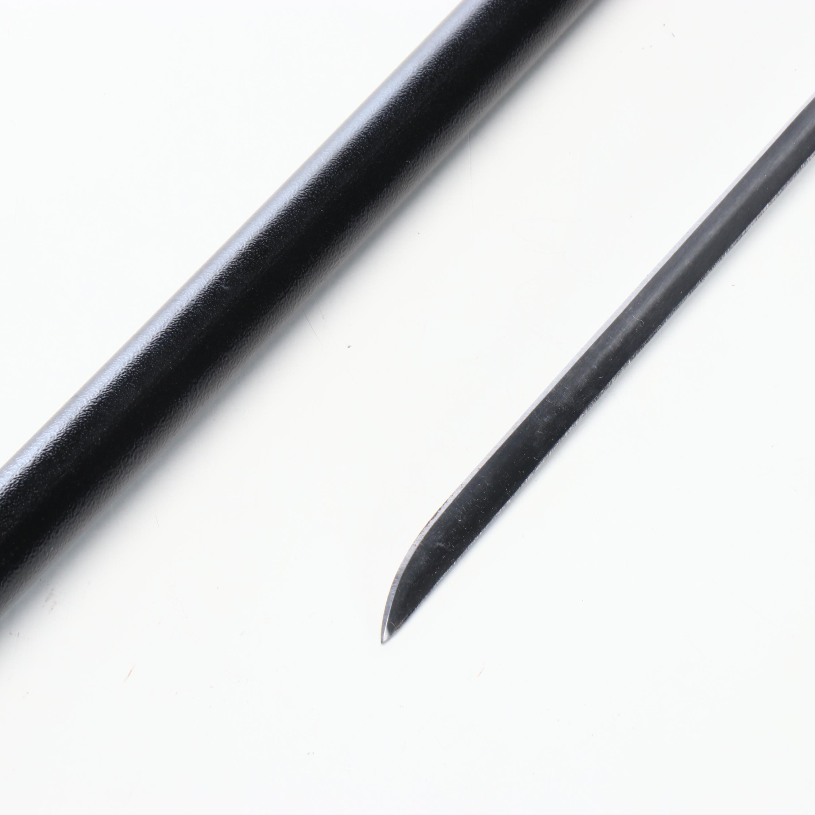 Skull and Spine Handled Sword Cane