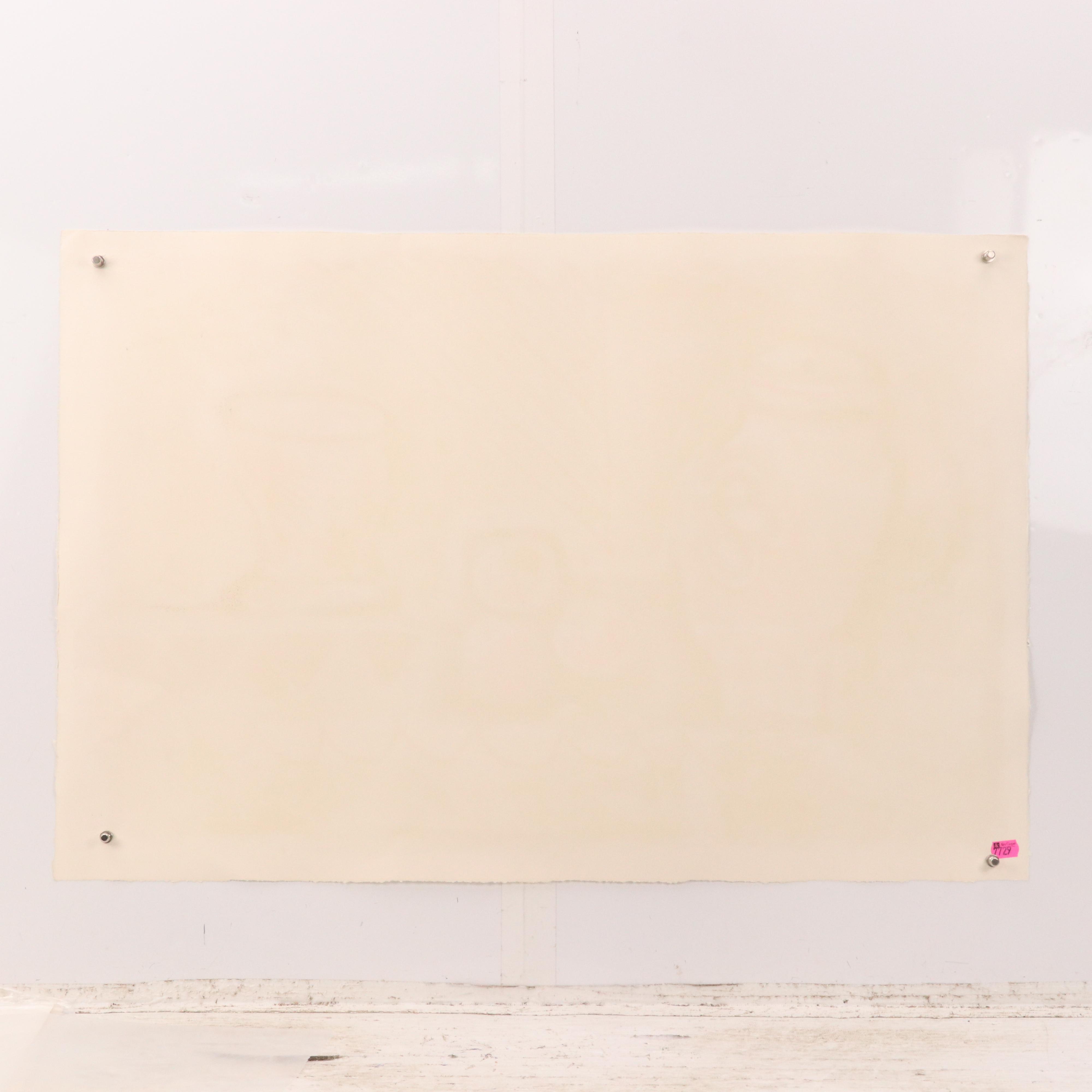 Théo Tobiasse Still Life Modern Lithograph "Nature morte aux trois pommes"