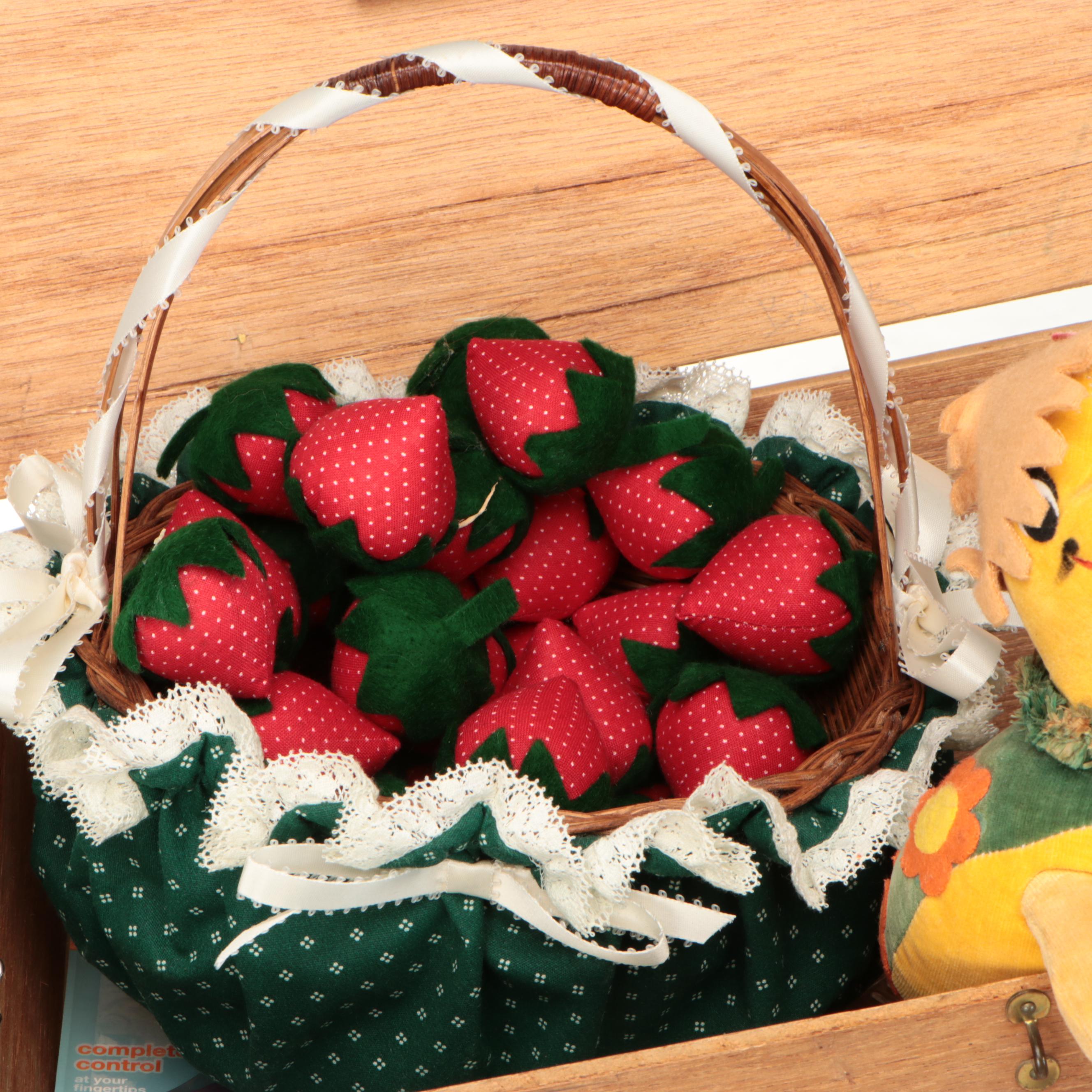 Ironing Board, June Tailor Wooden Spool Rack, and More Sewing Supplies