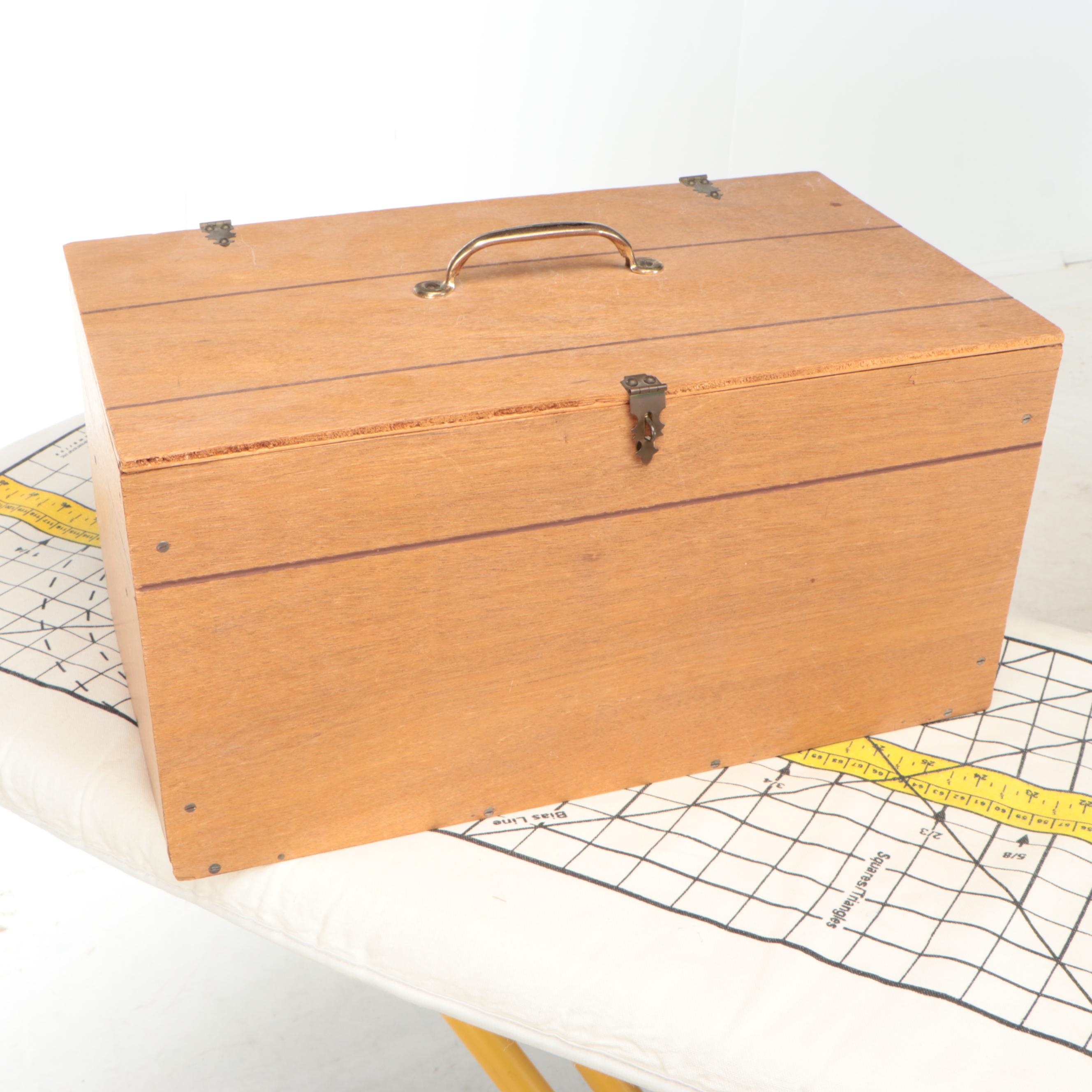 Ironing Board, June Tailor Wooden Spool Rack, and More Sewing Supplies