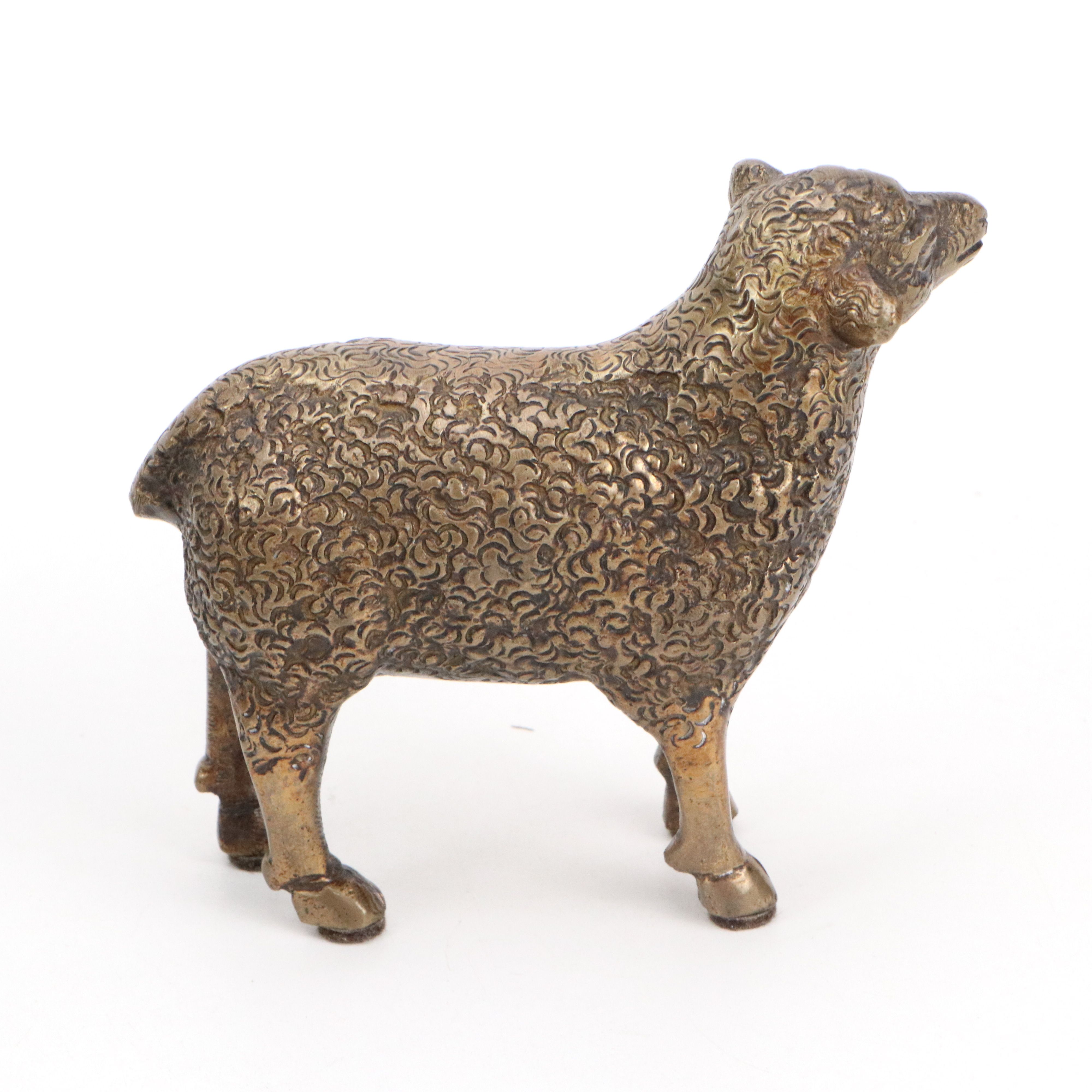 Vintage Dog Paperweights and Wood Bookend with Other Animal Figurines