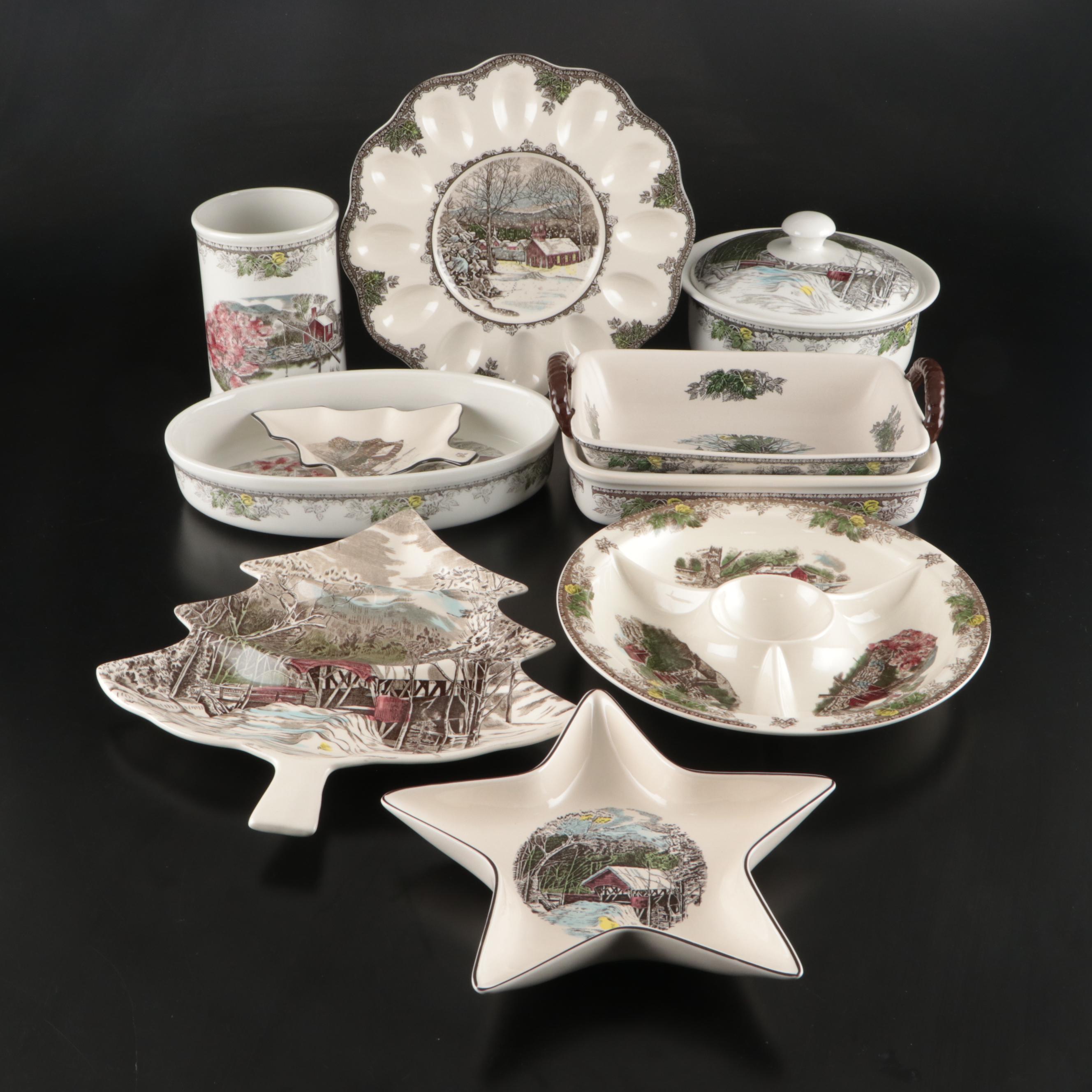 Johnson Bros. "The Friendly Village" Serveware Collection