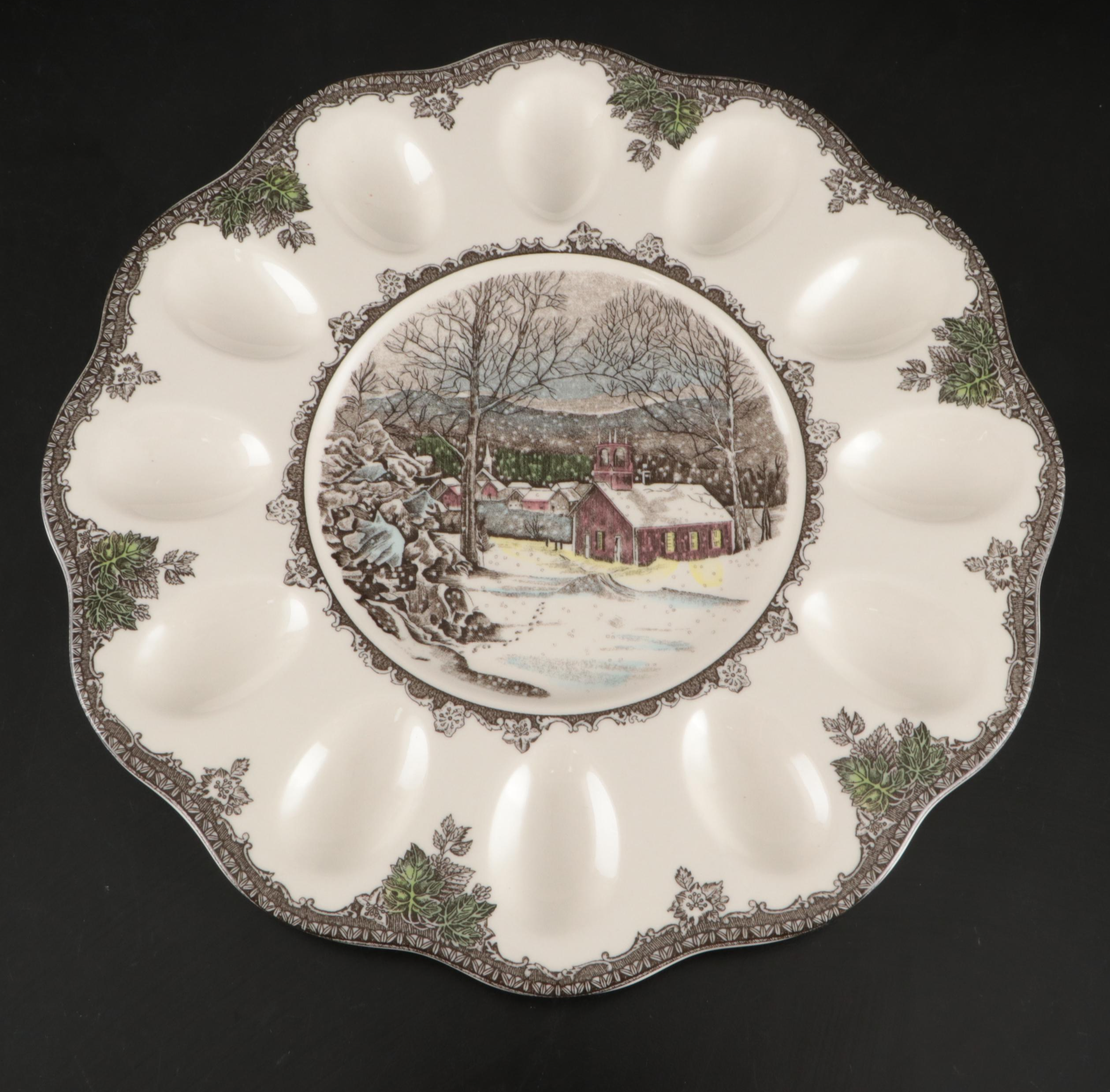 Johnson Bros. "The Friendly Village" Serveware Collection