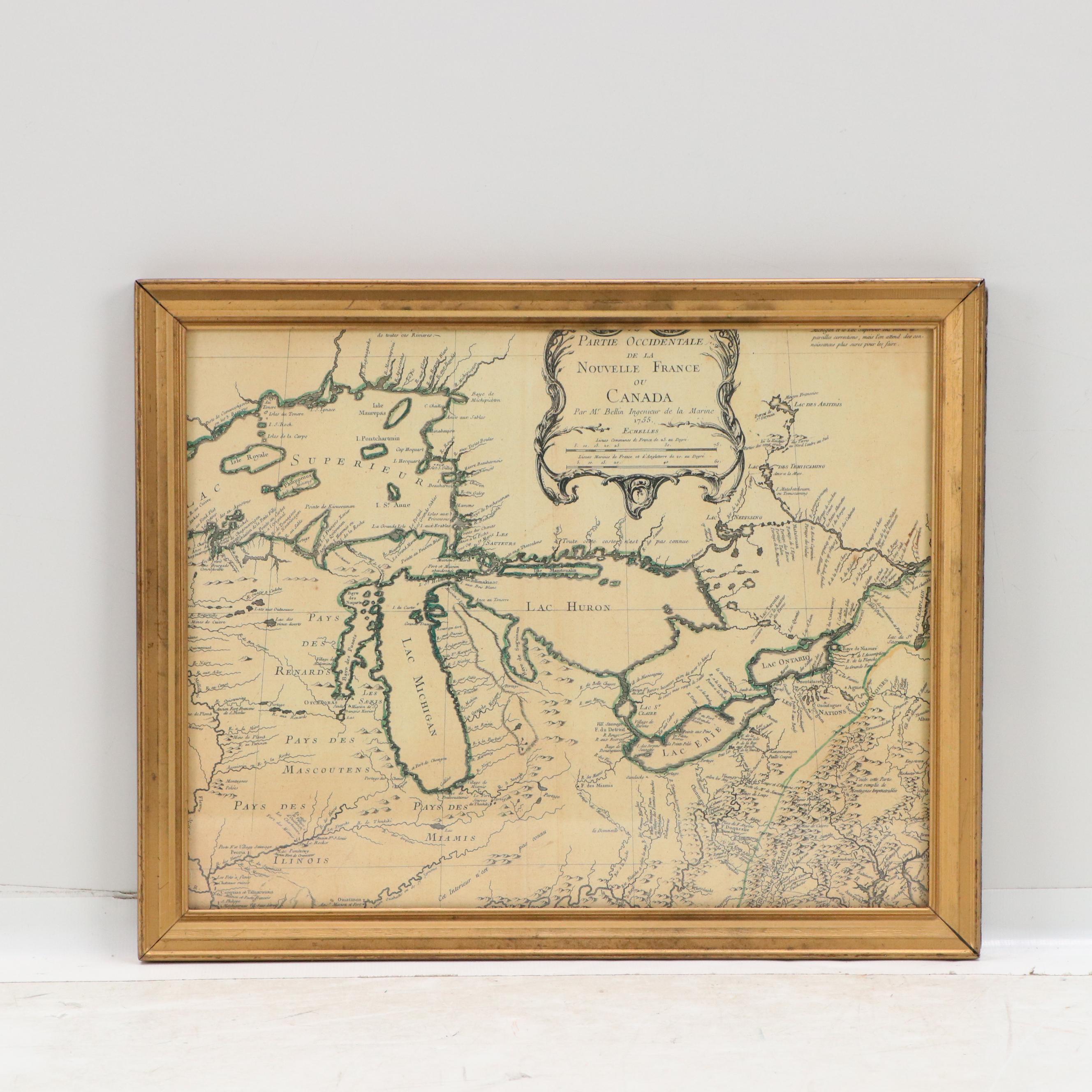 Offset Lithograph Map After Abraham Ortelius of Italy and More