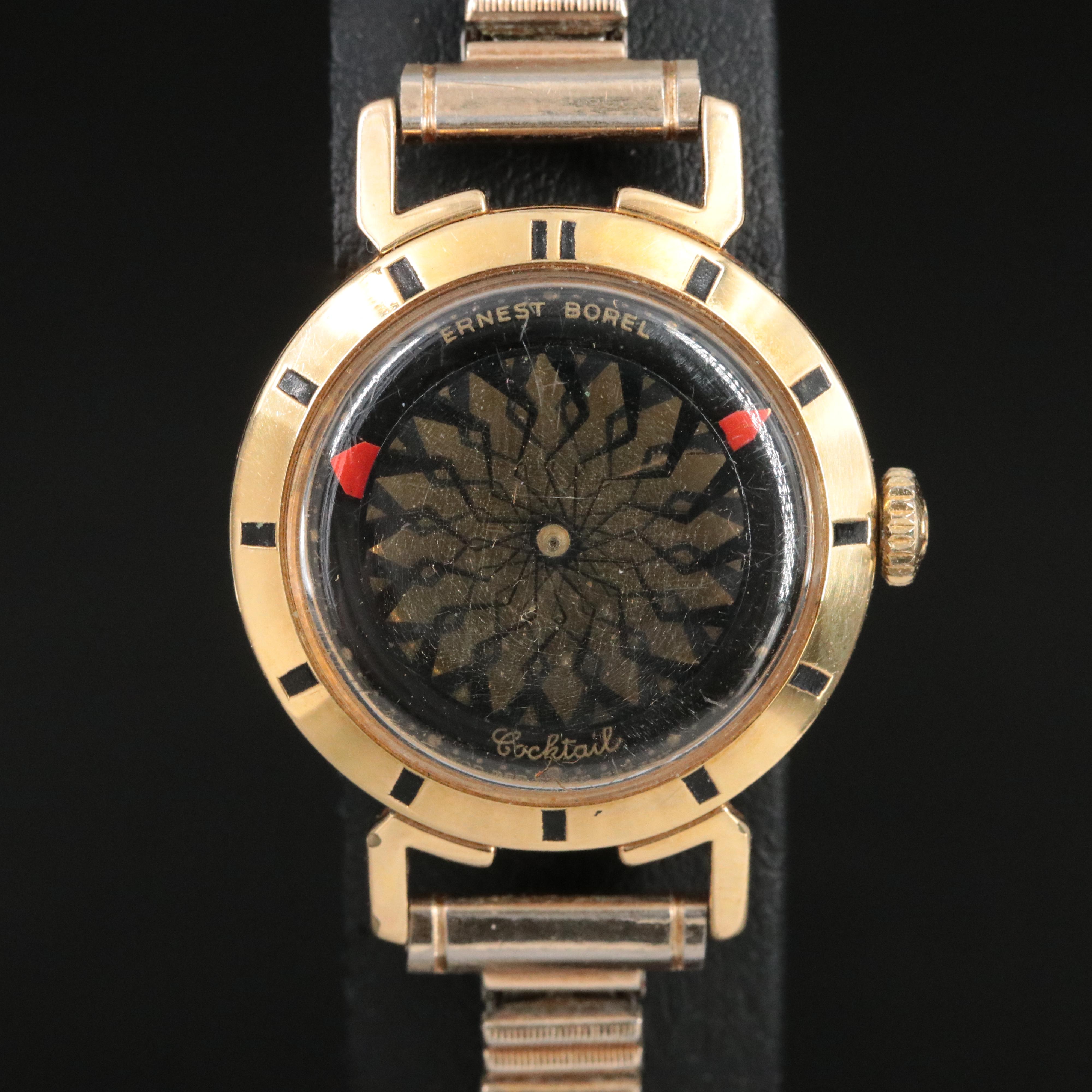 Ernest Borel Cocktail Kaleidoscope Stem Wind Watch