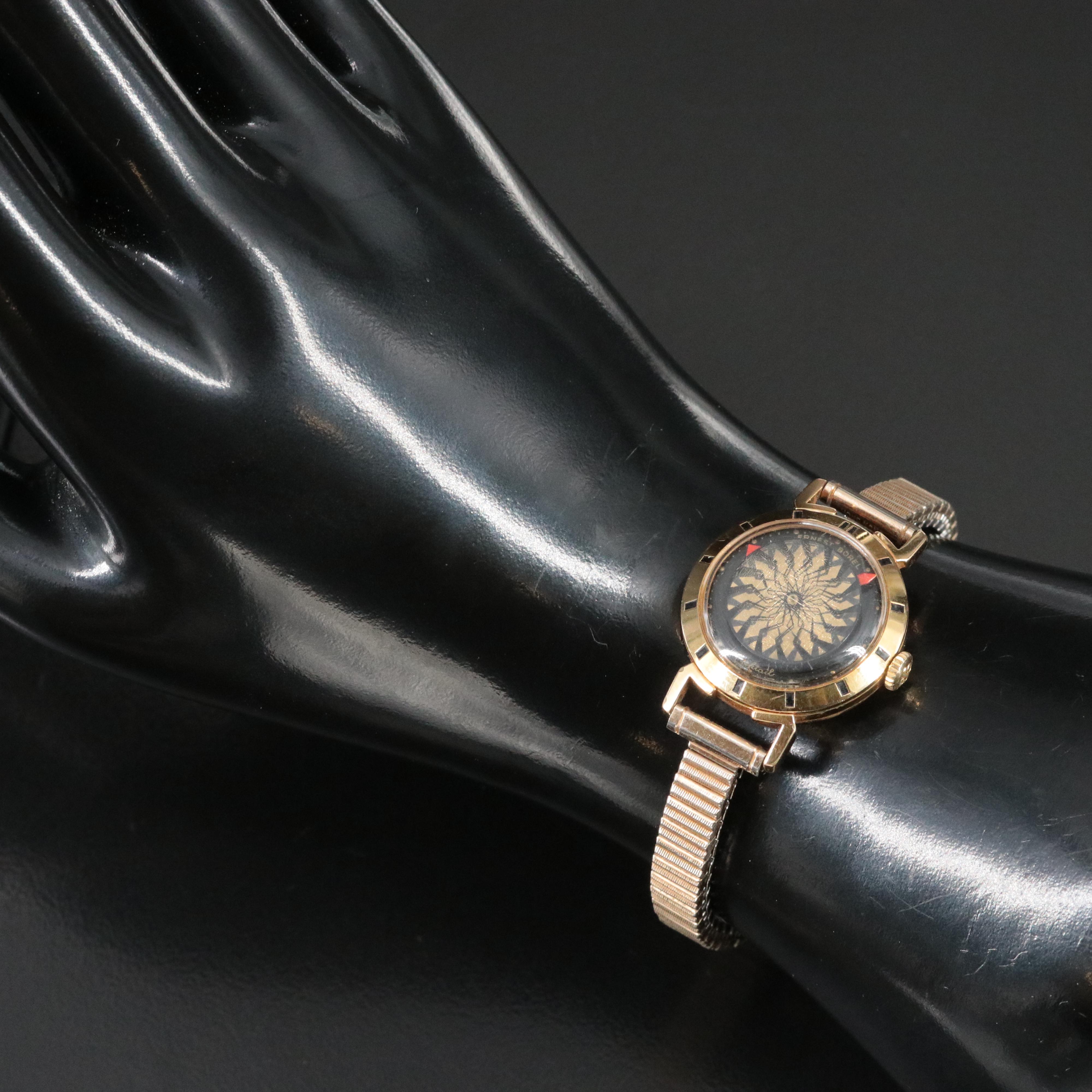 Ernest Borel Cocktail Kaleidoscope Stem Wind Watch